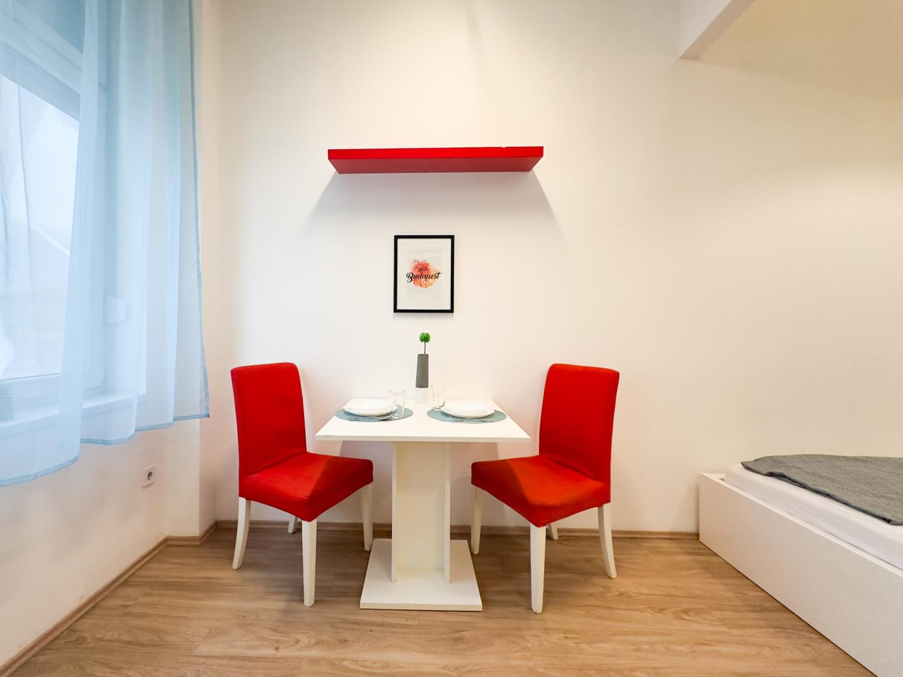 Spacious Buda Apartment Air Conditioning