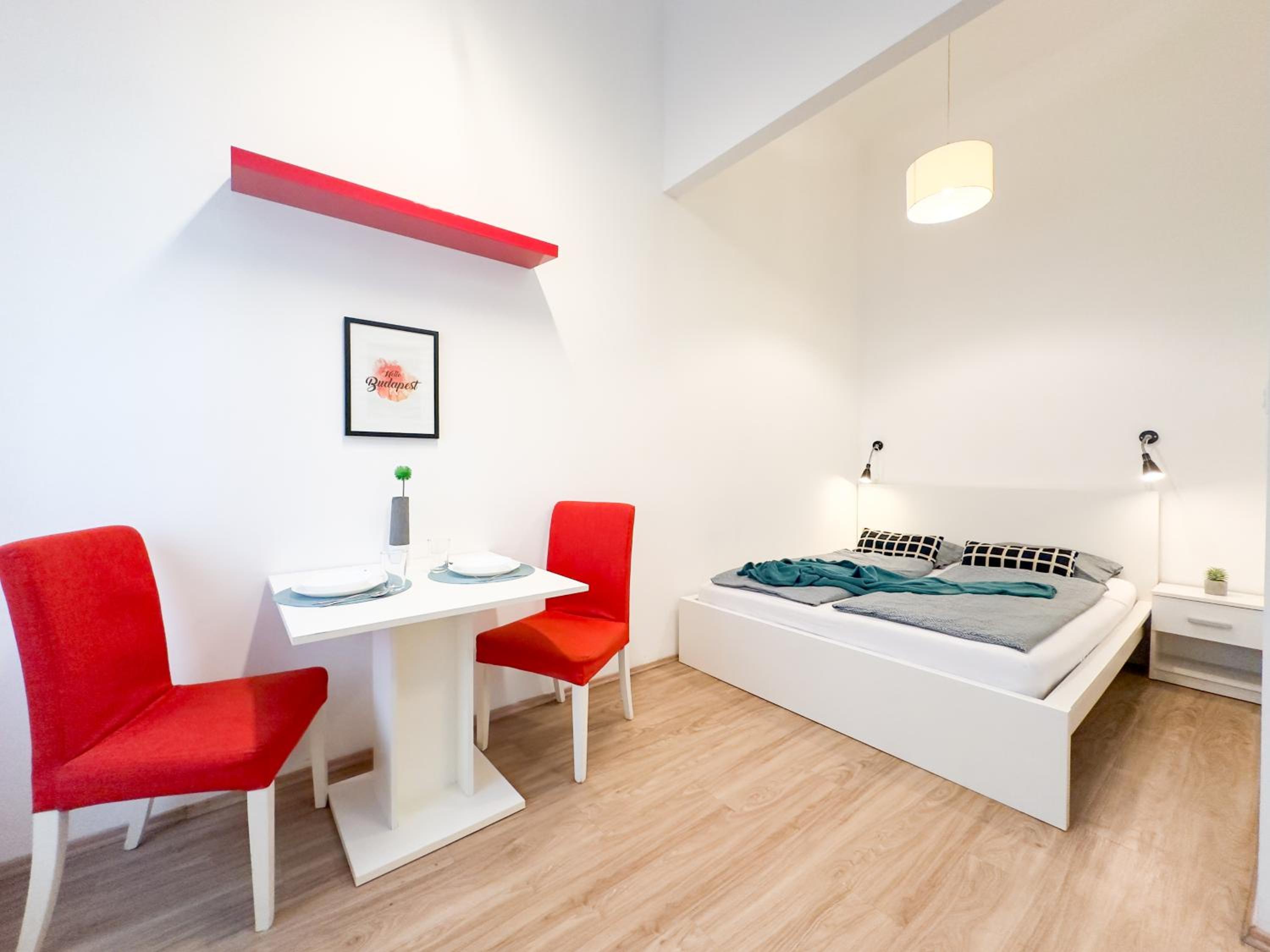 Spacious Buda Apartment Air Conditioning