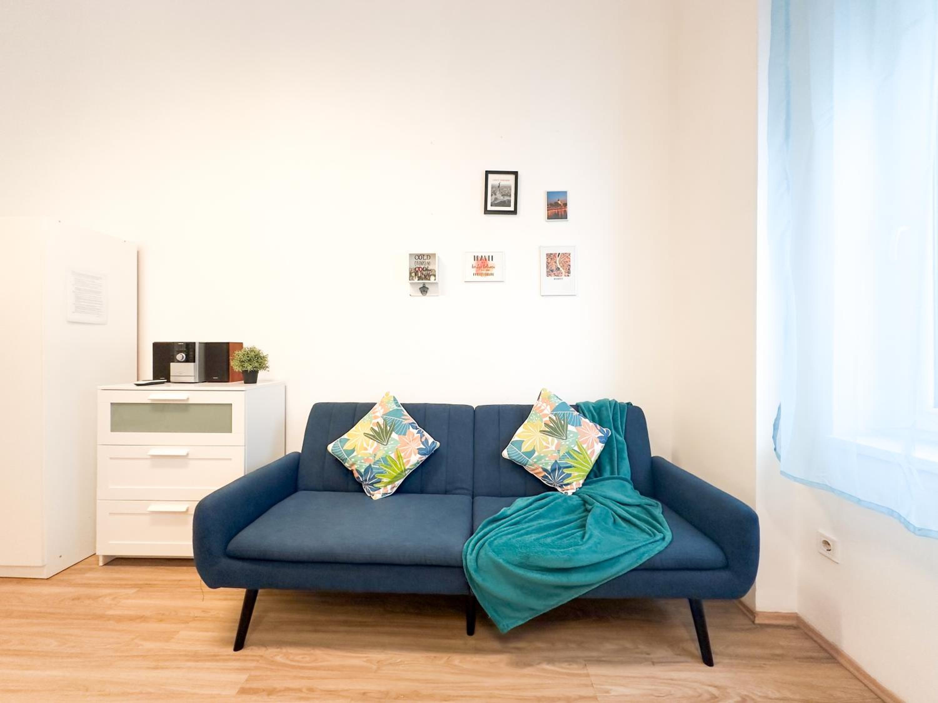 Spacious Buda Apartment Air Conditioning