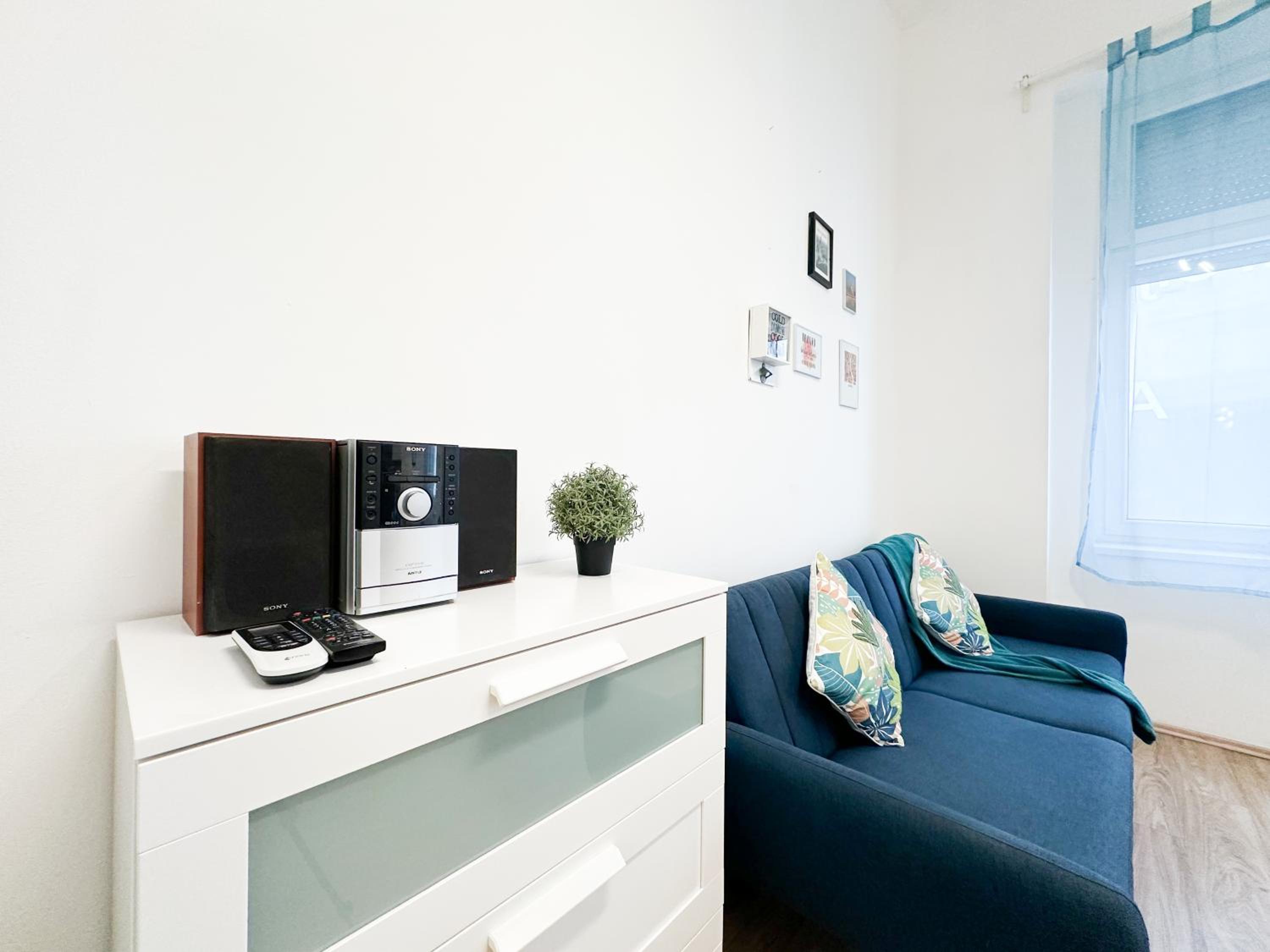 Spacious Buda Apartment Air Conditioning