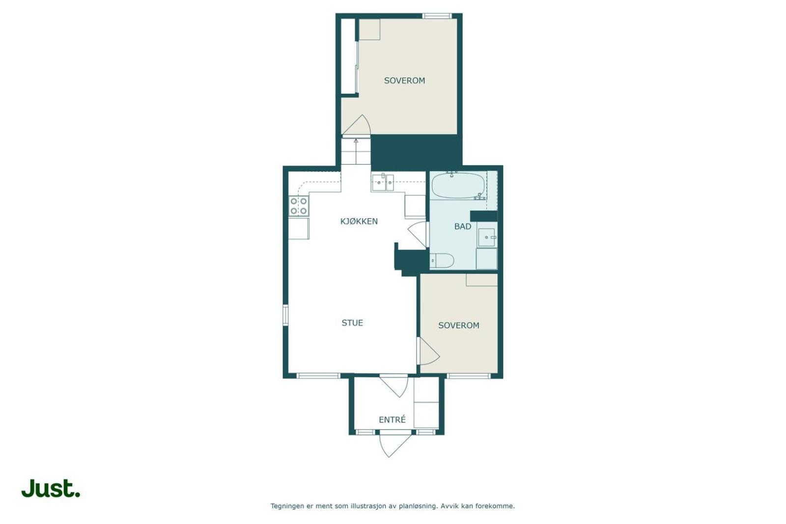 Room in cozy apartment 7 min walk from the city center view 3