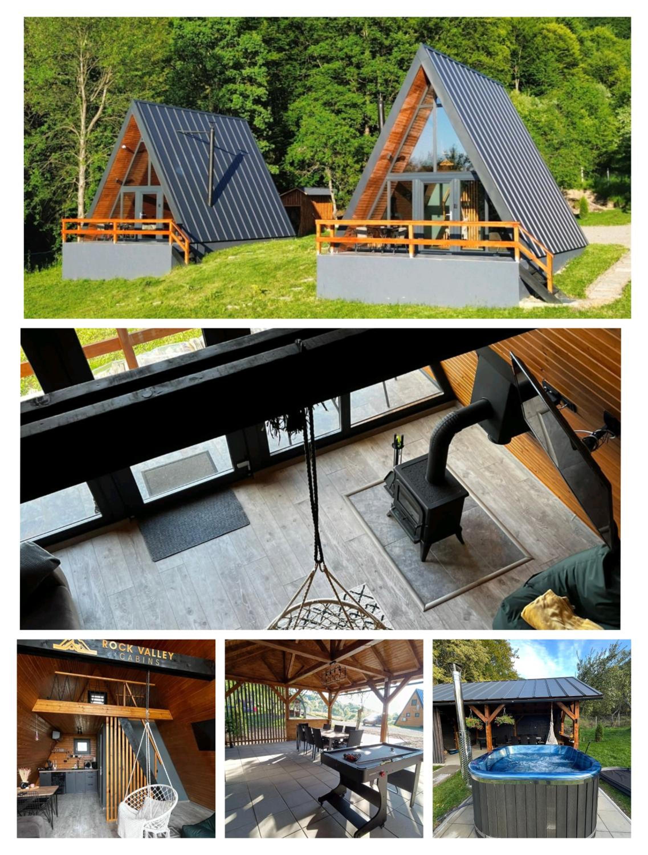 Rock Valley Cabins A-frame view 4