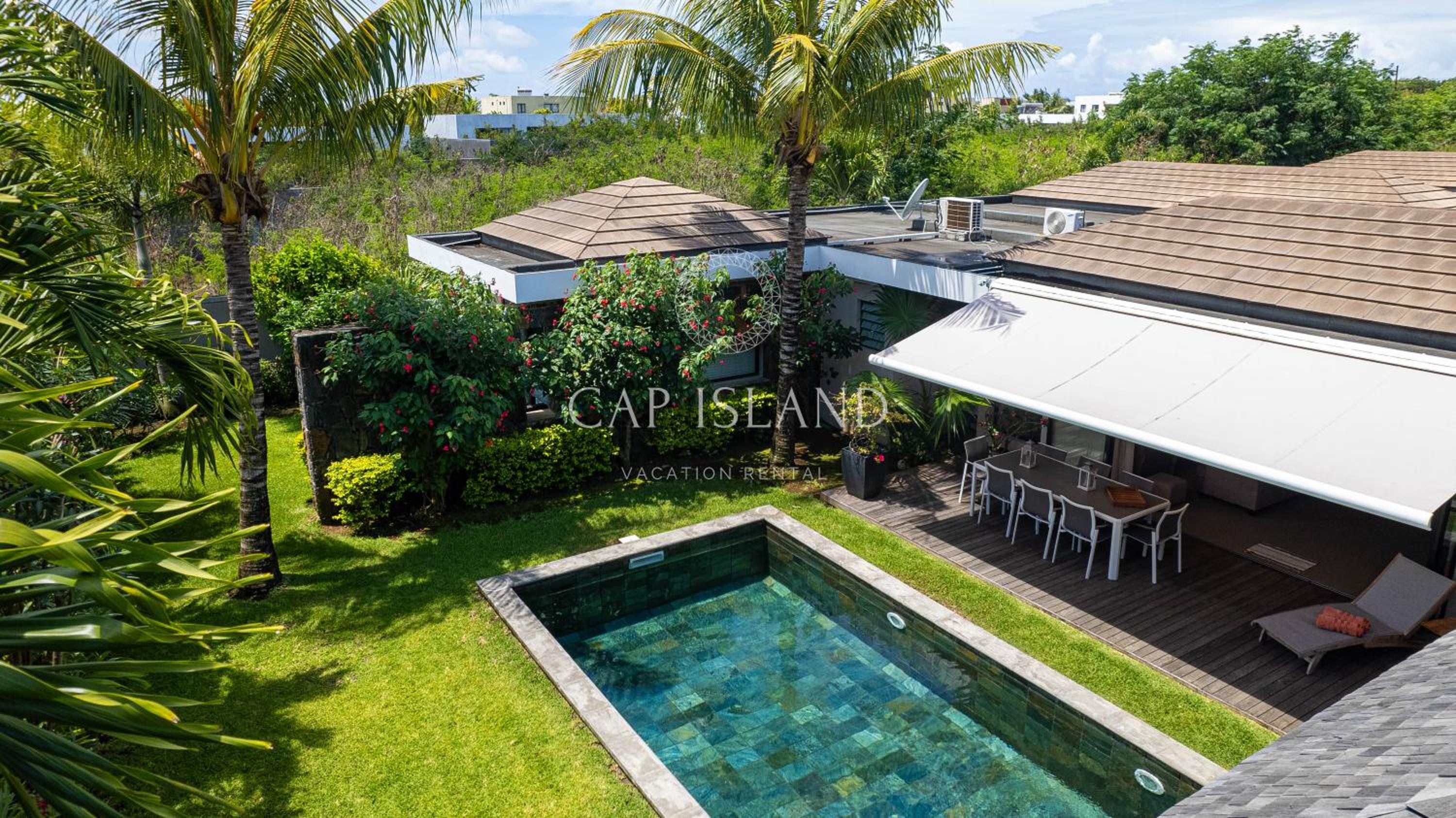 Villa exotique 5 chambres, cadre tropical view 3