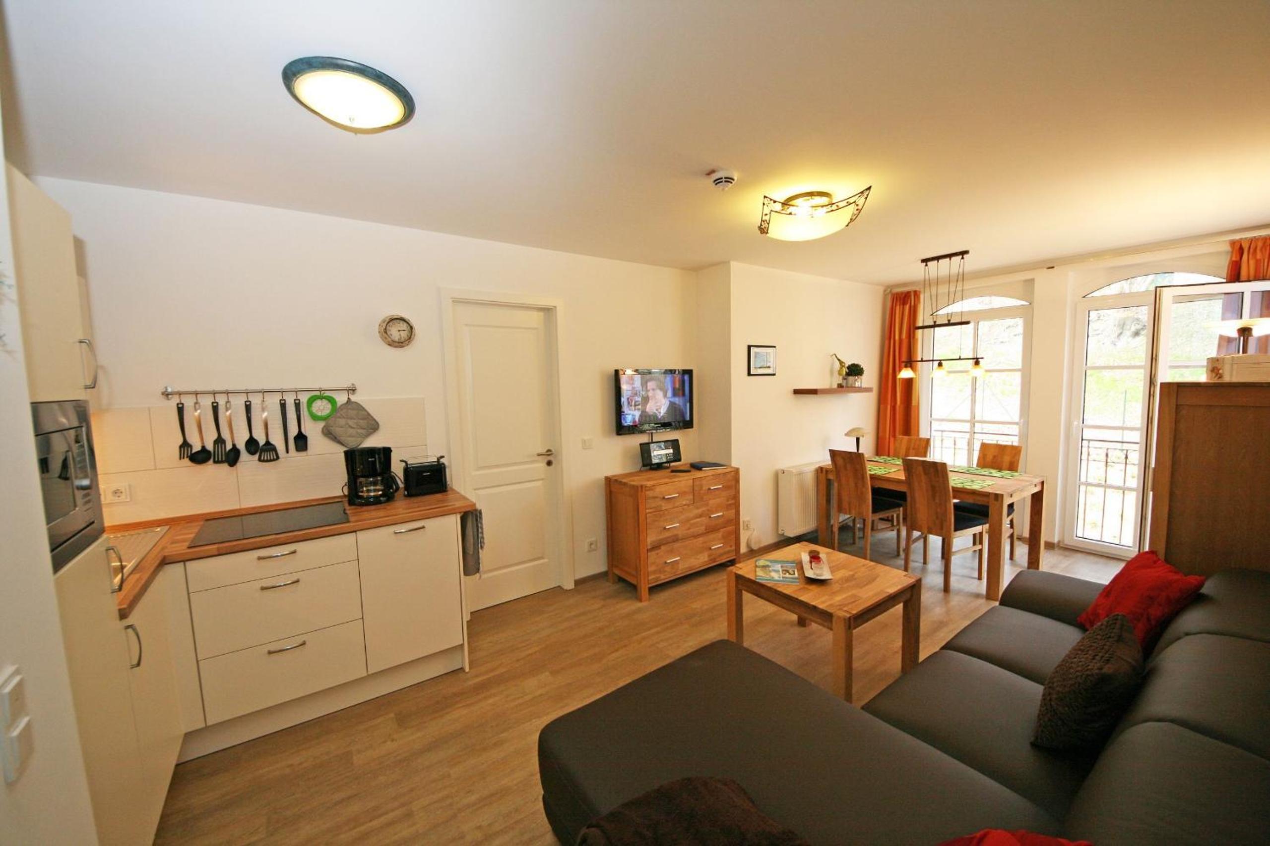 Haus Meeresblick A 1 23 Strandmuschel mit Balkon