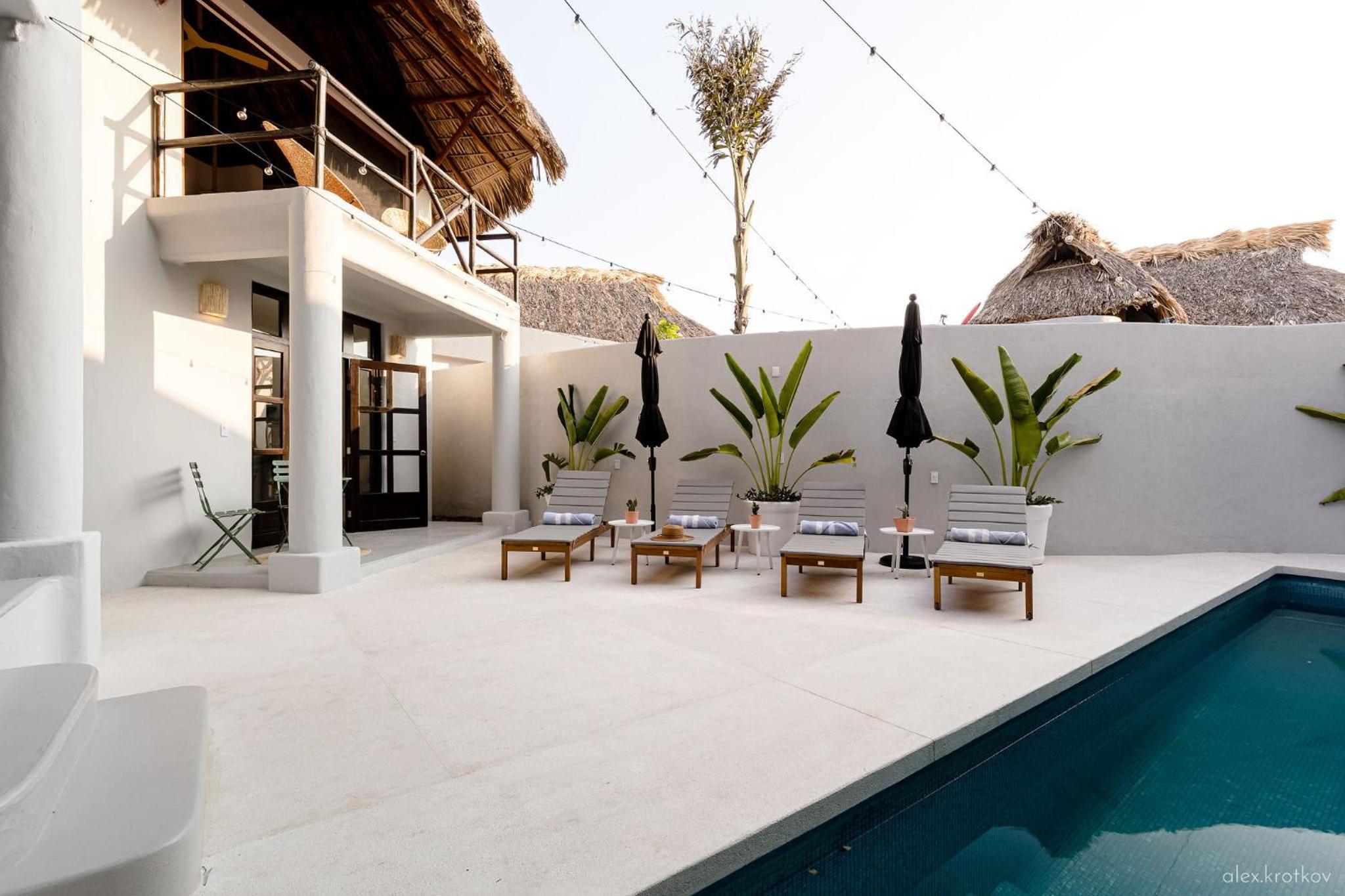 Casa Nopal-Private Pool, Chic, Steps from Beach view 5