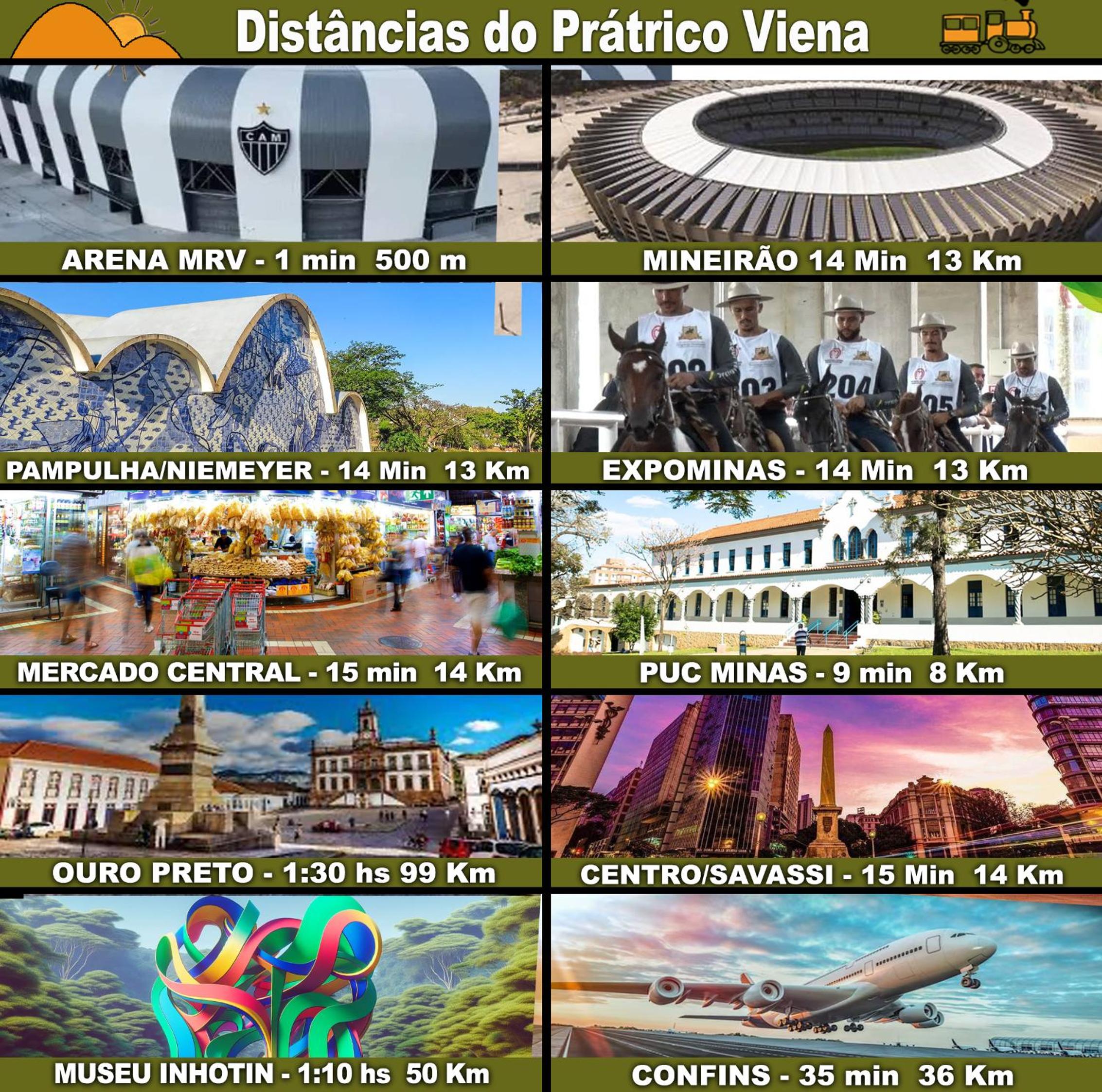 Prático Viena - Garagem 5min Arena MRV - Portaria 24h
