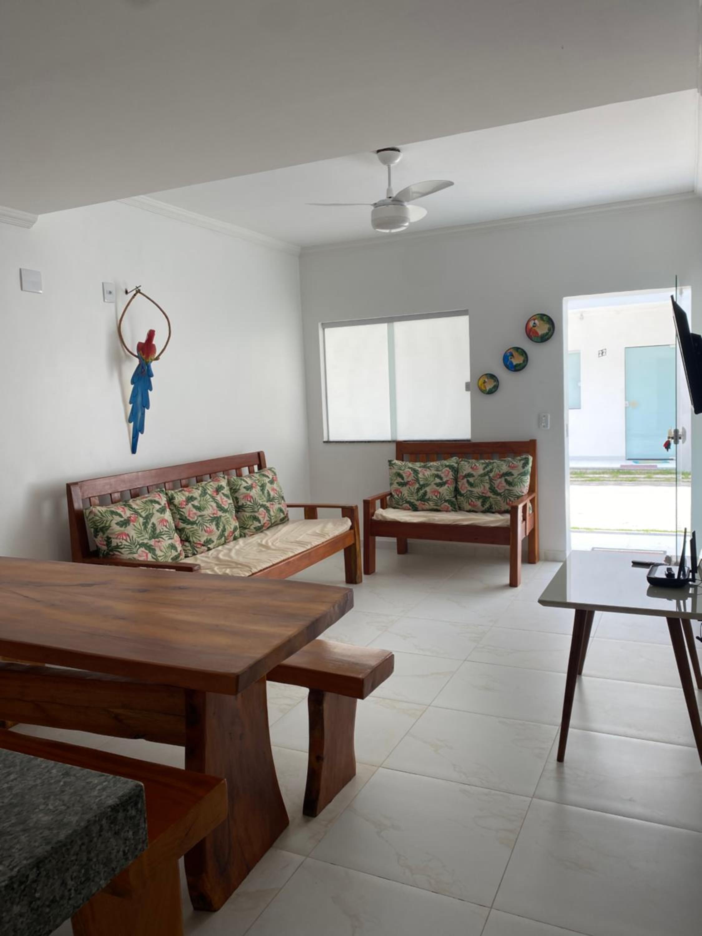 Casa climatizada a 600m da praia - Coroa Vermelha