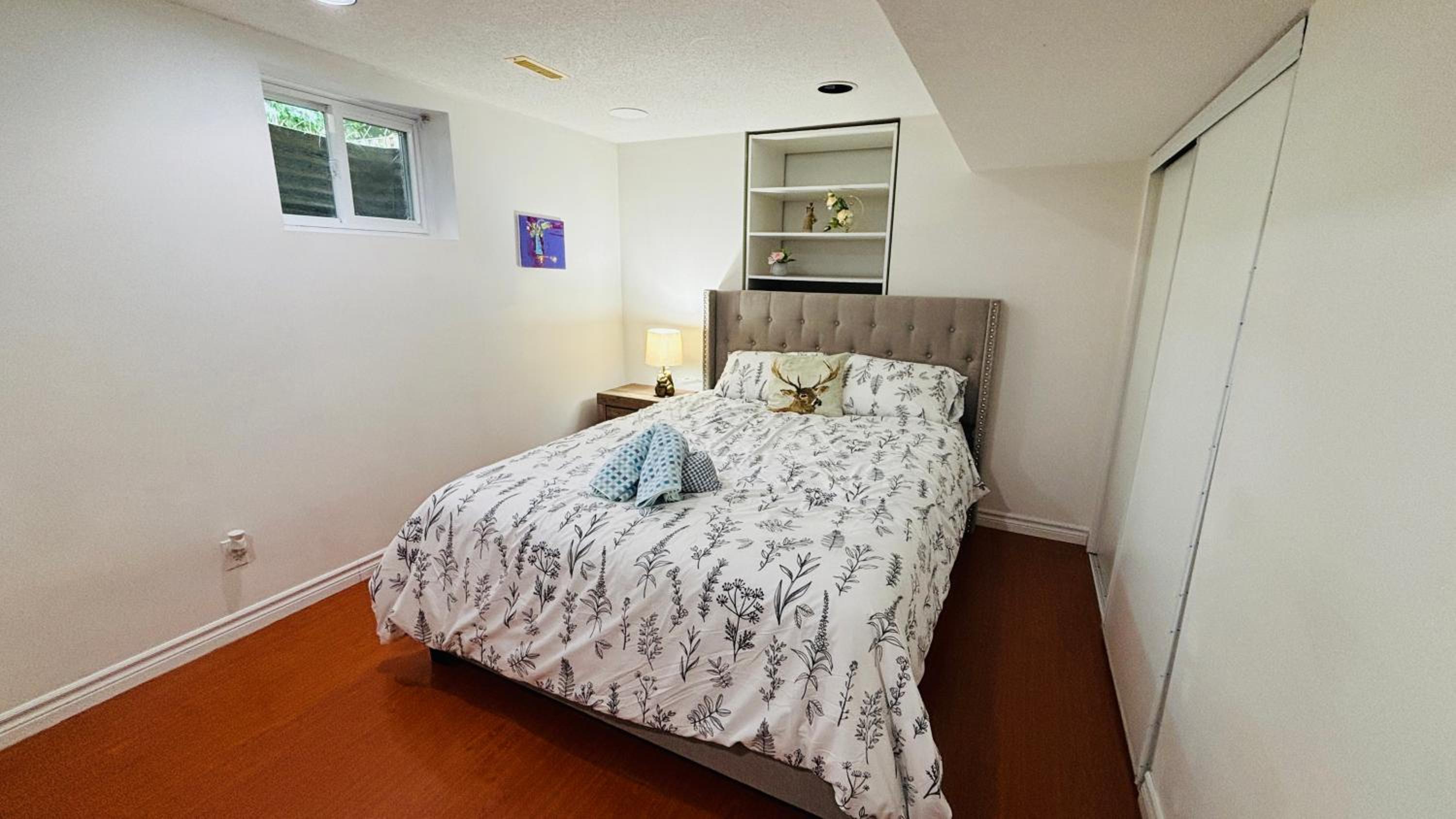 Cozy Walkout Basement with Tranquility
