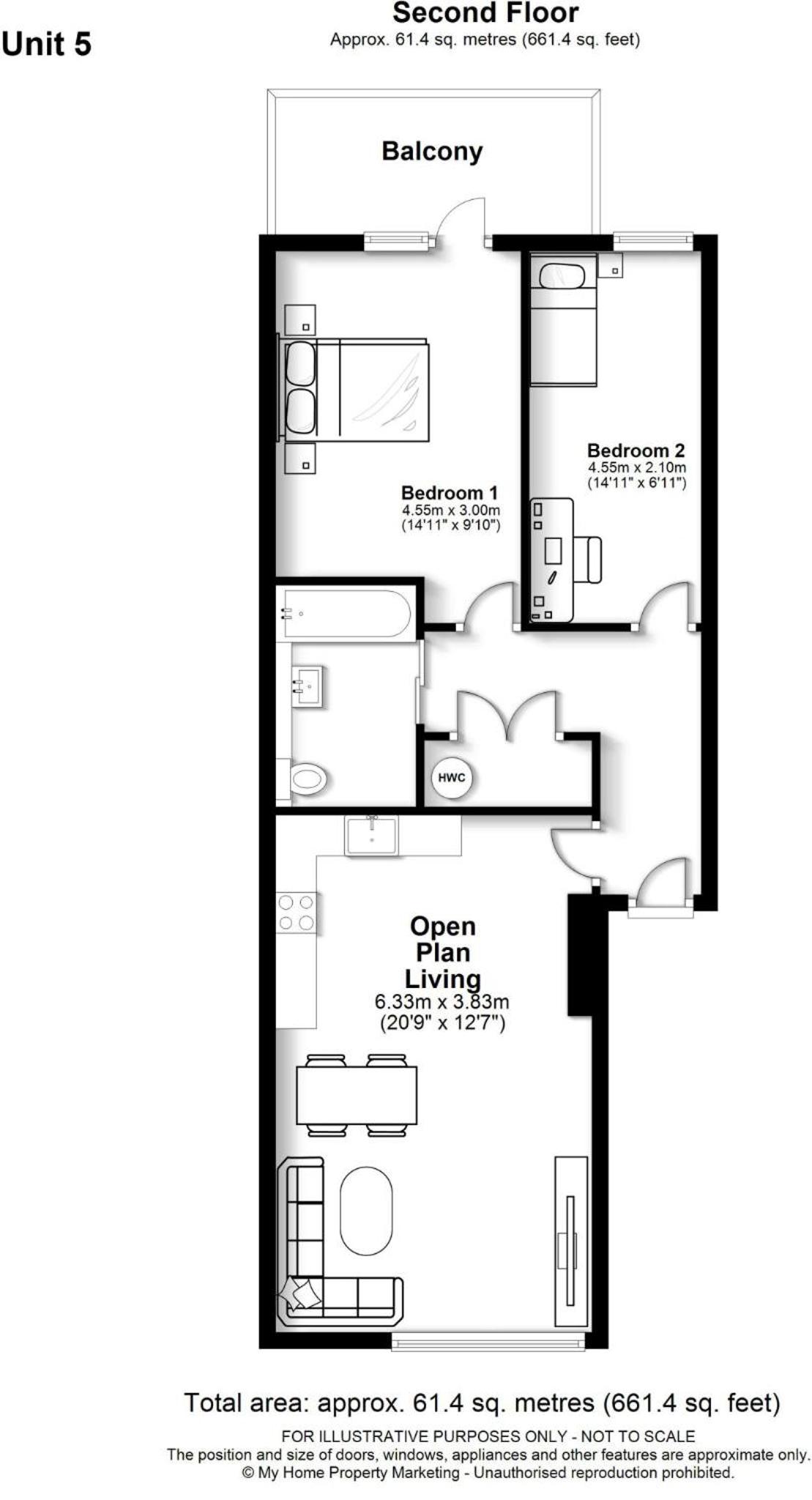 Multiple 2-Bedroom Apartments near Harry Potter Studios - 2-Minute walk to Bushey Station - 20 Minutes to London Euston - Ideal for Families & Business - F view 3