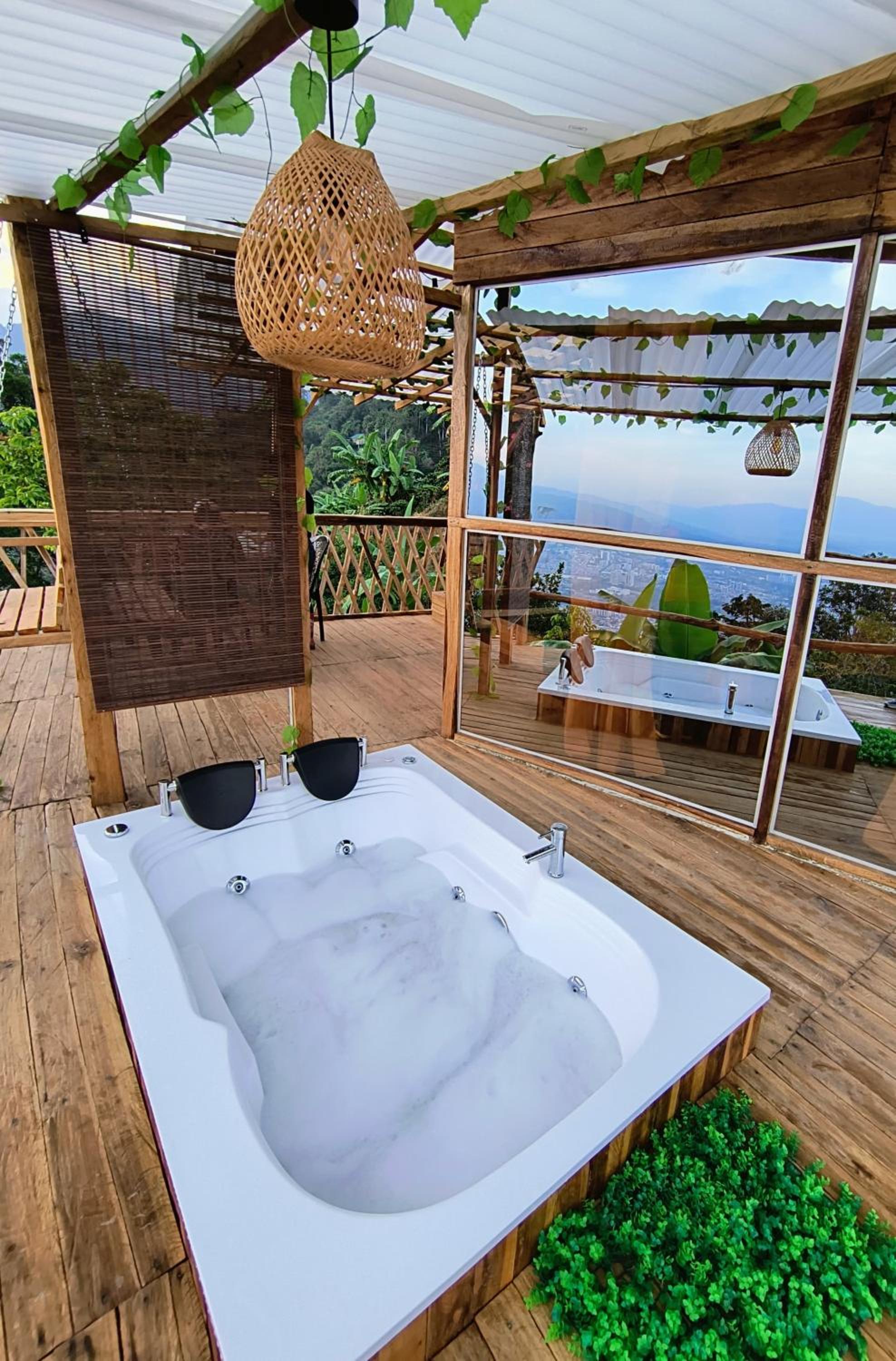 Cabaña de lujo con mirador en Ibagué