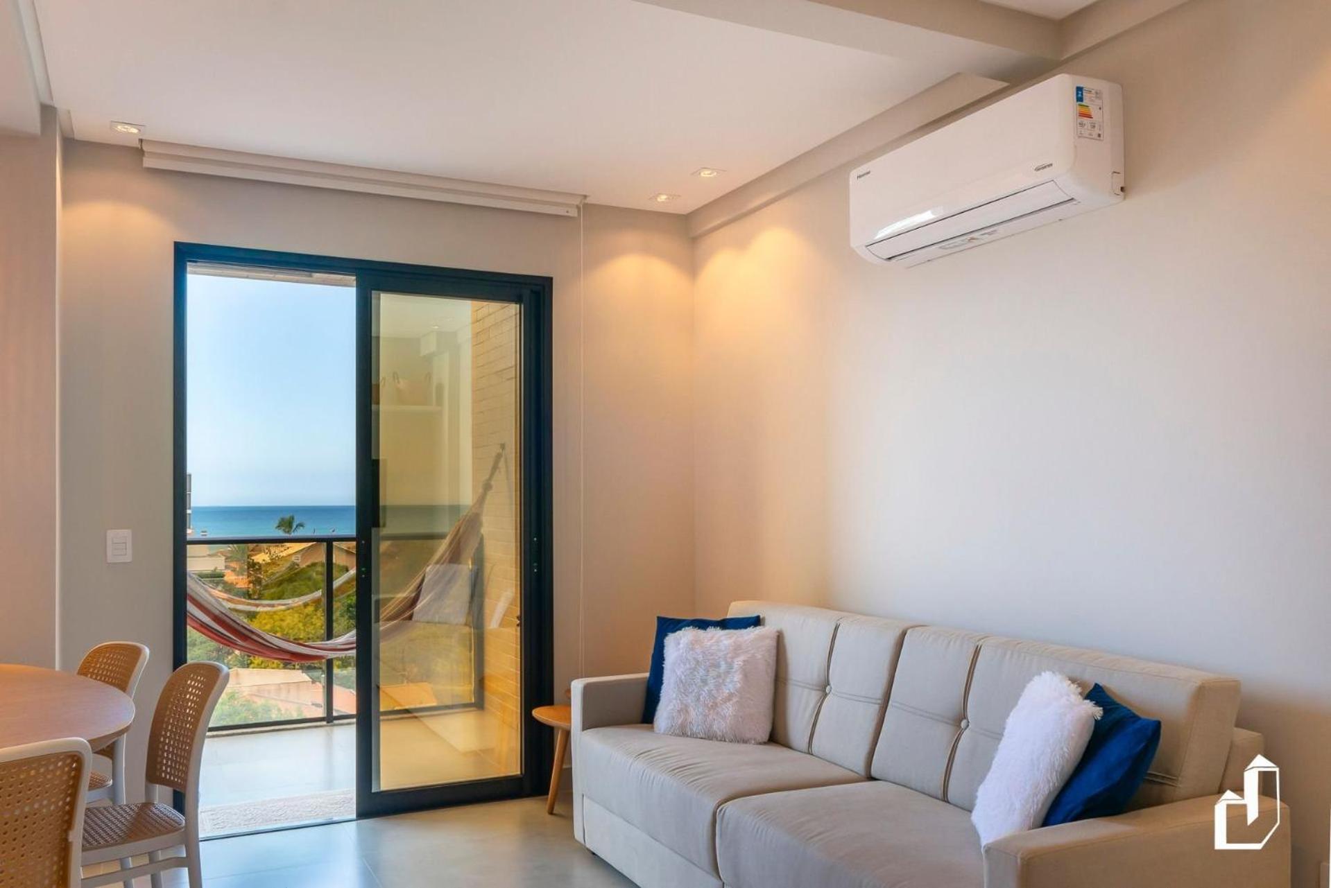Apartamento para 05 pessoas com vista para o mar
