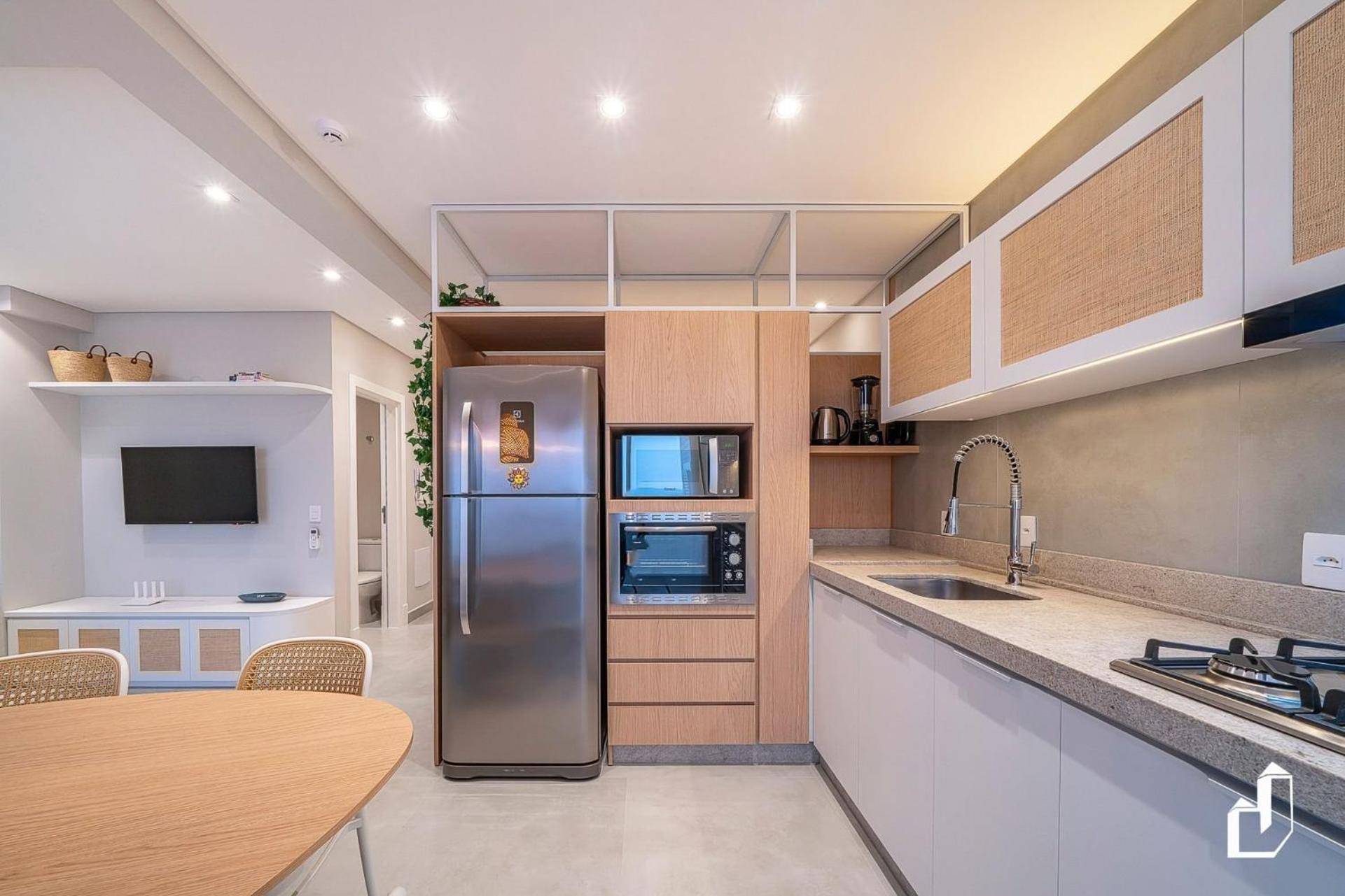 Apartamento para 05 pessoas com vista para o mar