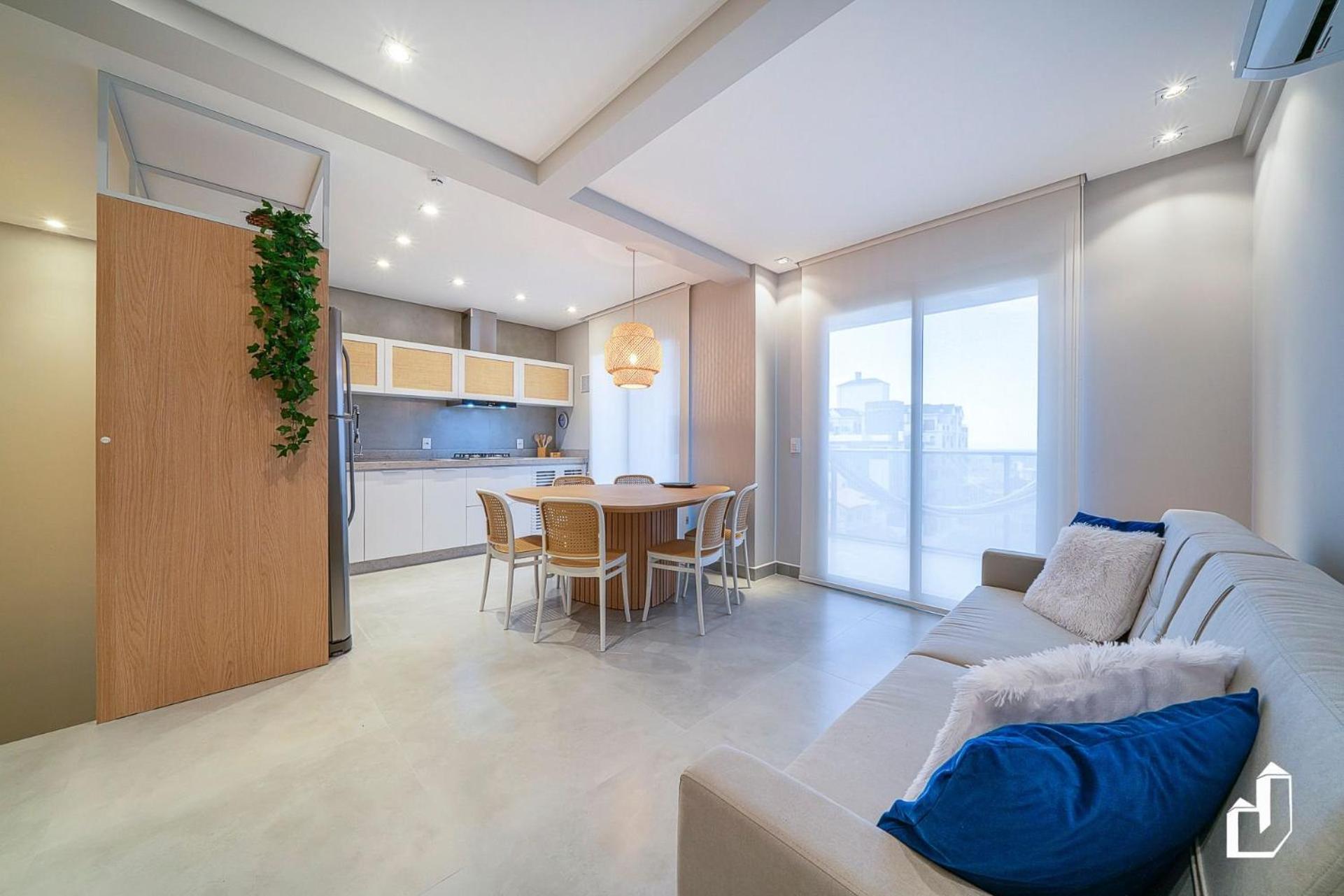 Apartamento para 05 pessoas com vista para o mar