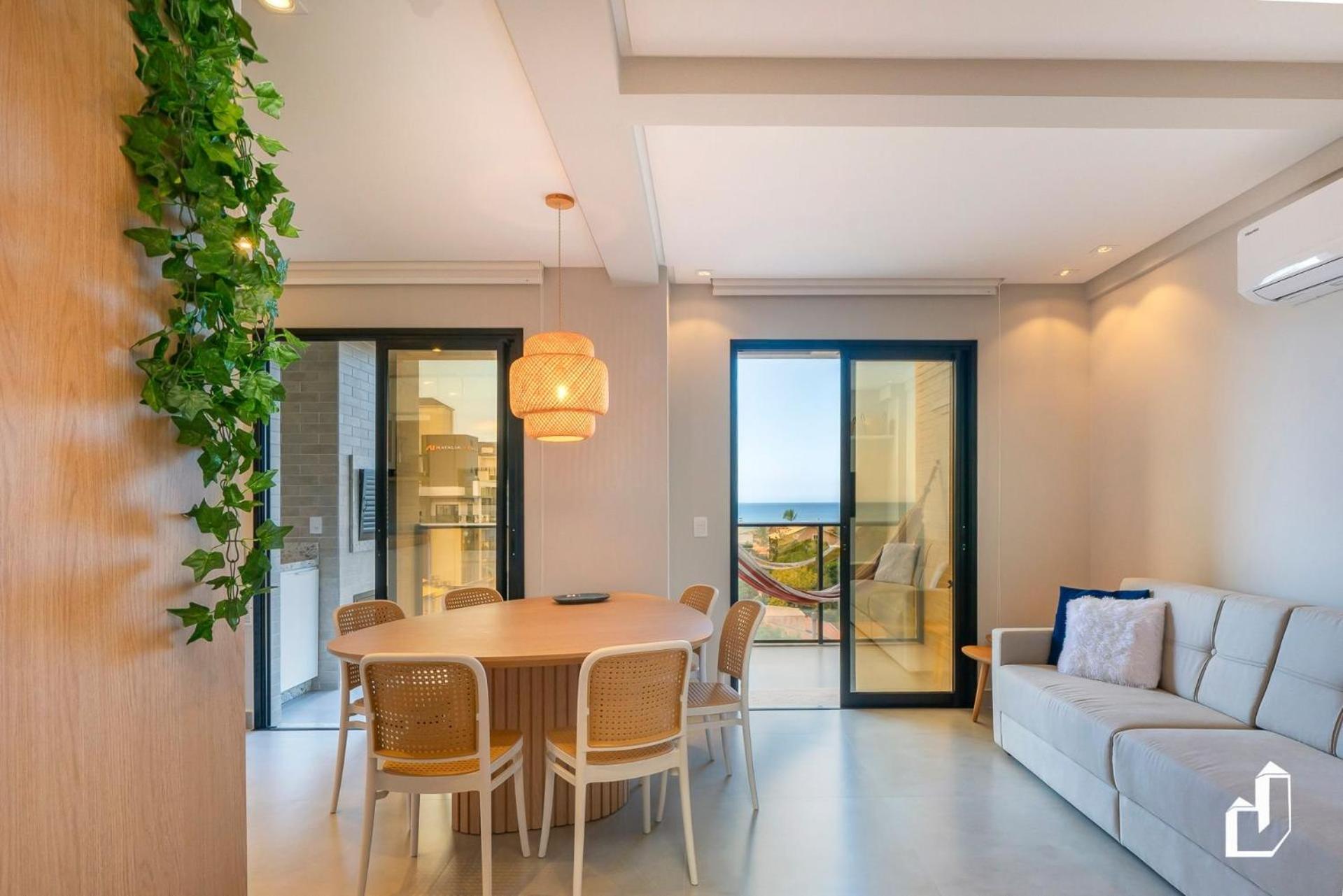 Apartamento para 05 pessoas com vista para o mar