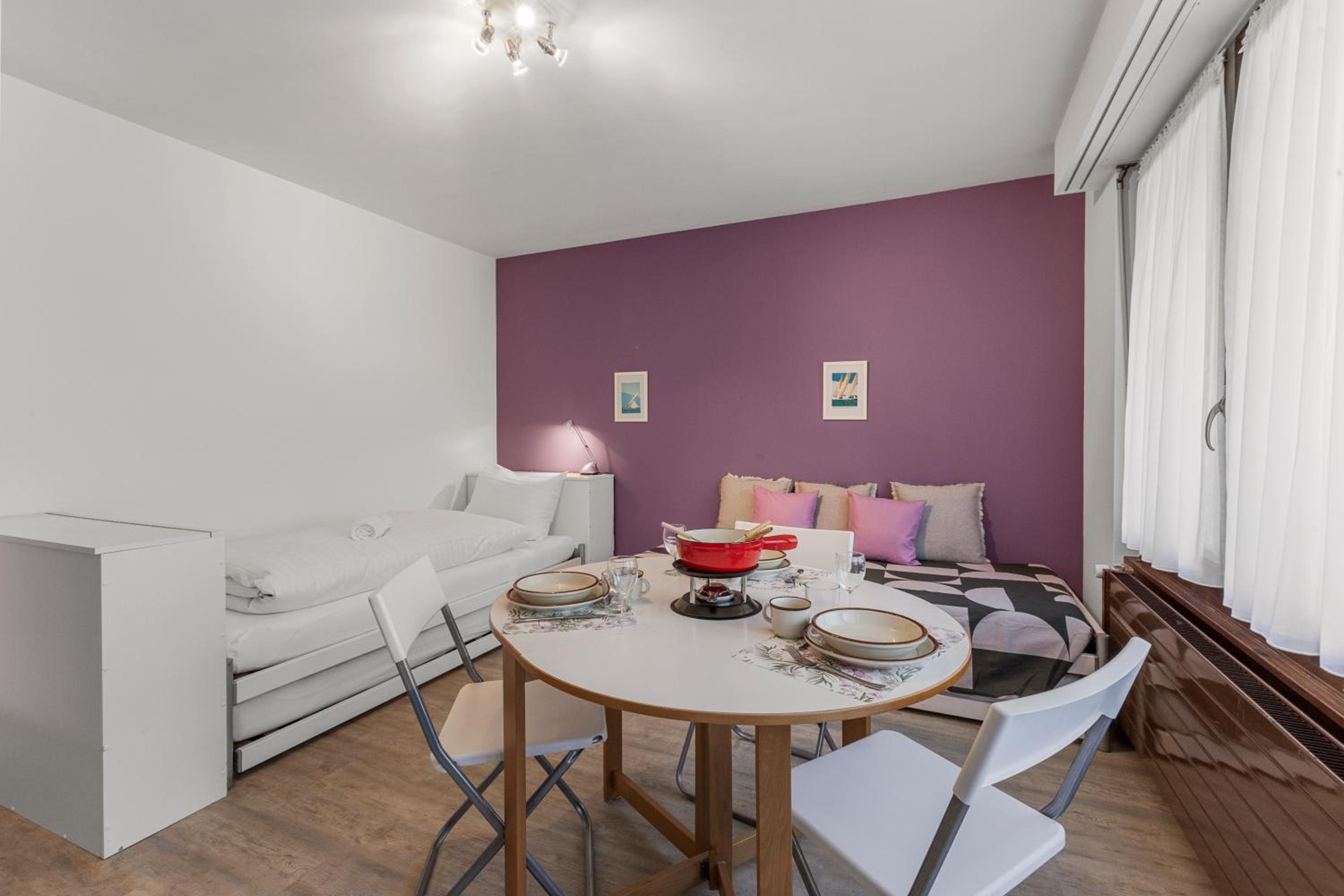 Studio chaleureux avec terrasse