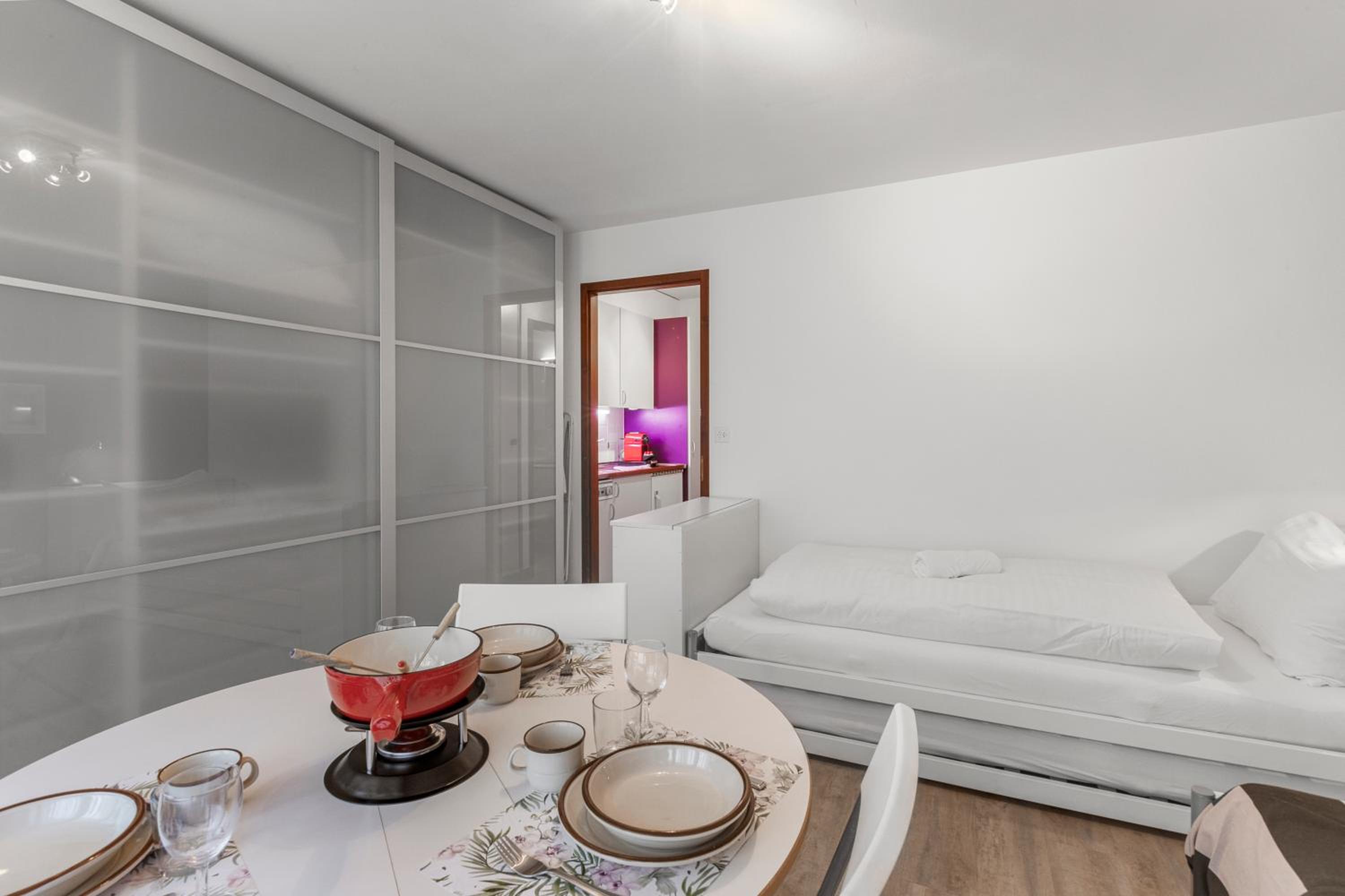 Studio chaleureux avec terrasse