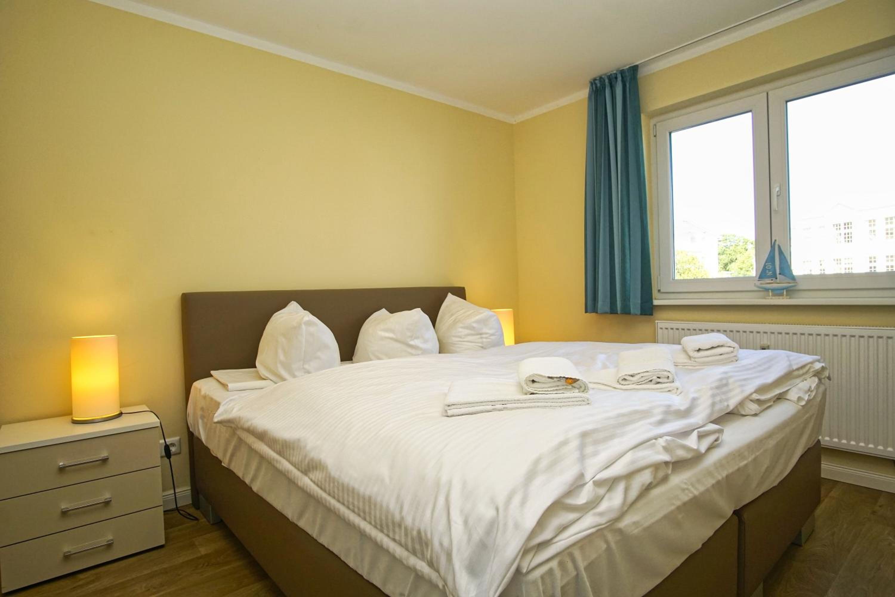 Meeresblickresidenzen Ferienwohnung Nr 59 mit Sauna- und Schwimmbadnutzung im AHOI Sellin