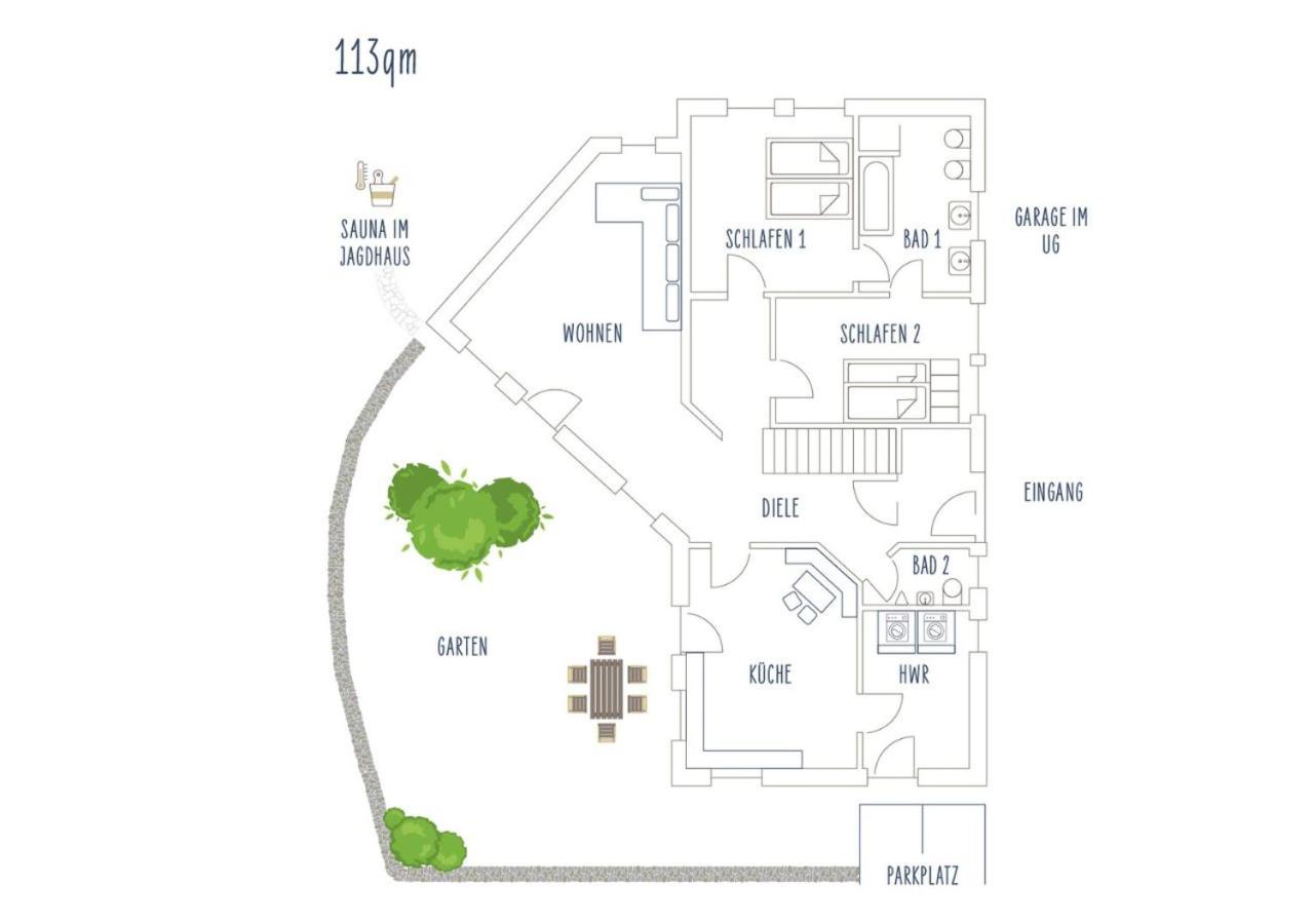 Casa-Philipp, mediterrane, lichtdurchflutete, stilvolle Ruhe-Oase, ebenerdig, mit Garten, Terrasse, Grill und Sauna im Naturparadies Fränkische Schweiz