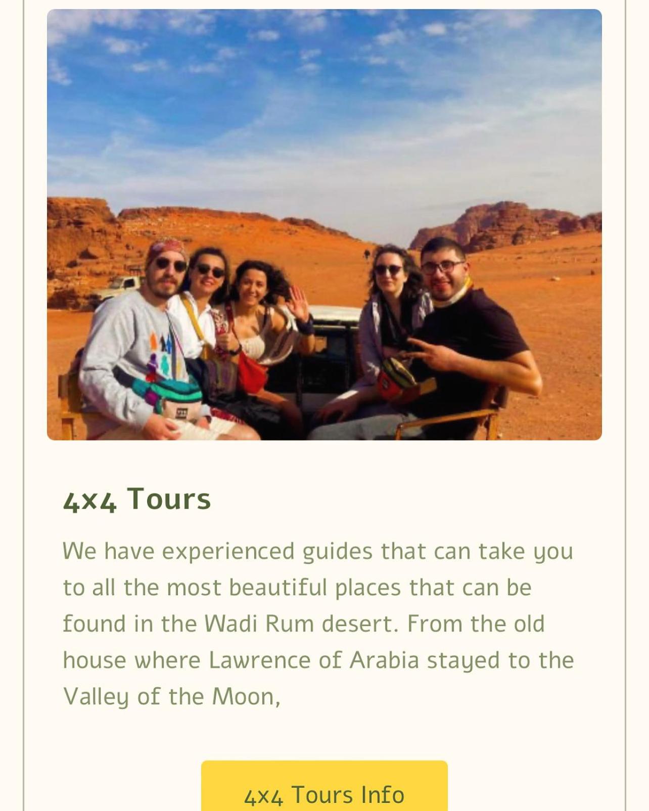 Wadi Rum Meteorite camp