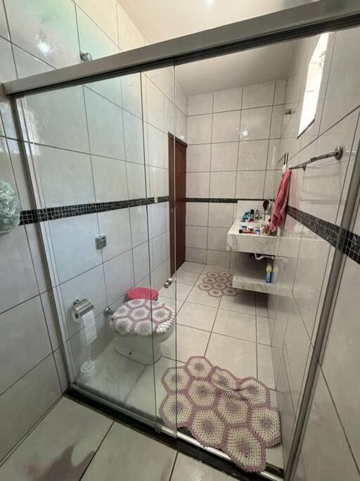 Área de lazer com piscina