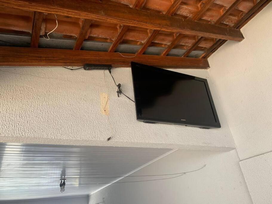 Área de lazer com piscina