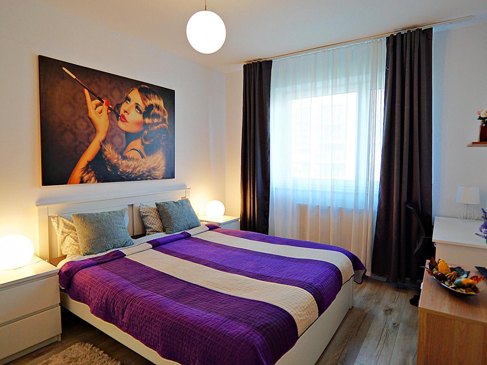 Relaxing Coresi Mall studio free parking