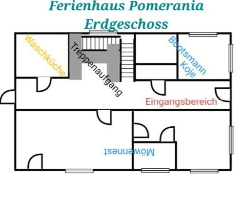 Ferienhaus Pomerania Bootsmann Koje kleine Auszeit bei Rügen