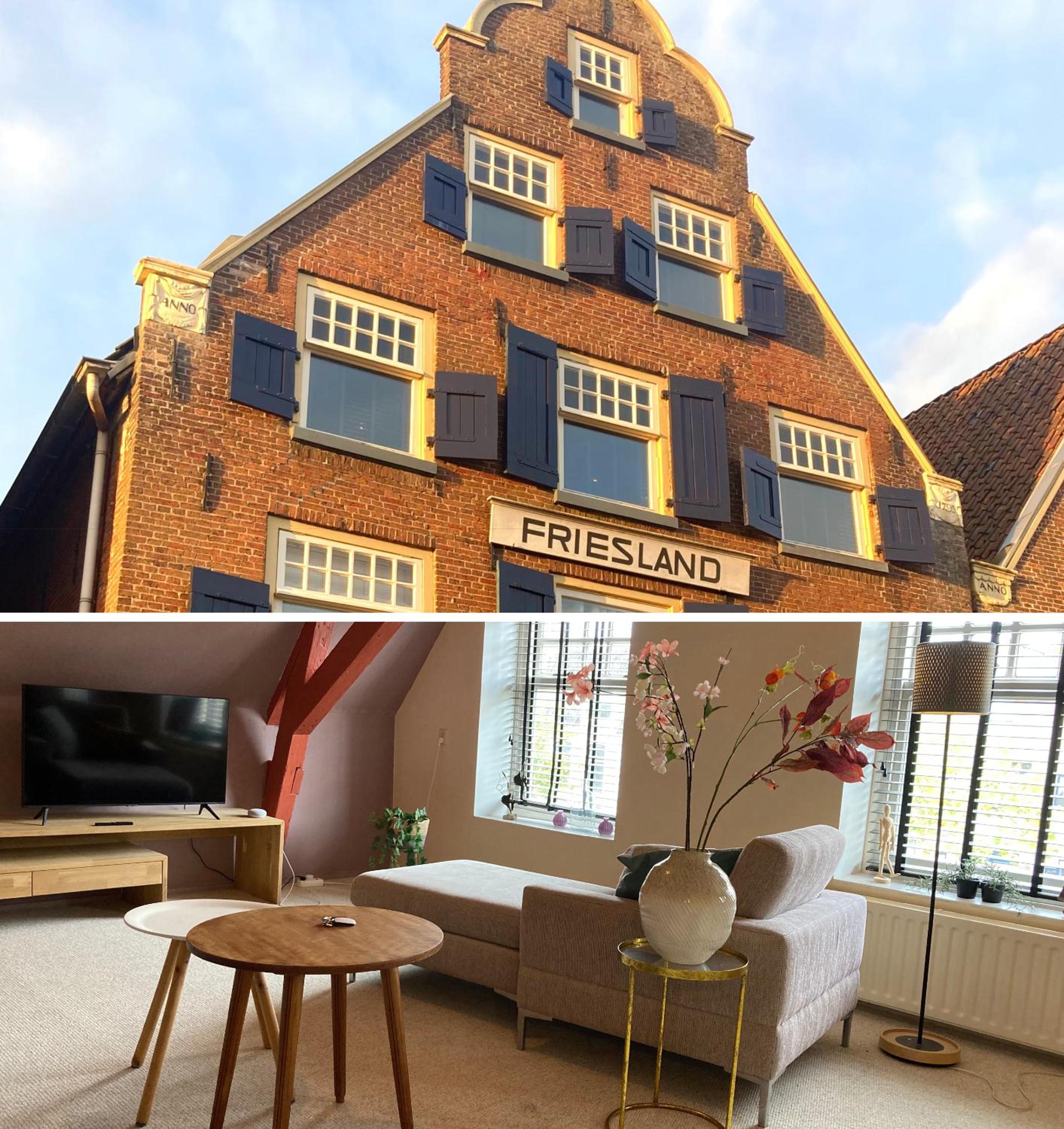 Elegant appartement in Pakhuis Friesland centrum