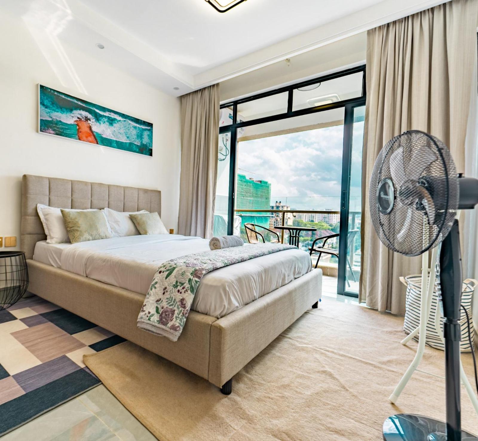 Cosy 1br furnished apt kilimani view 2