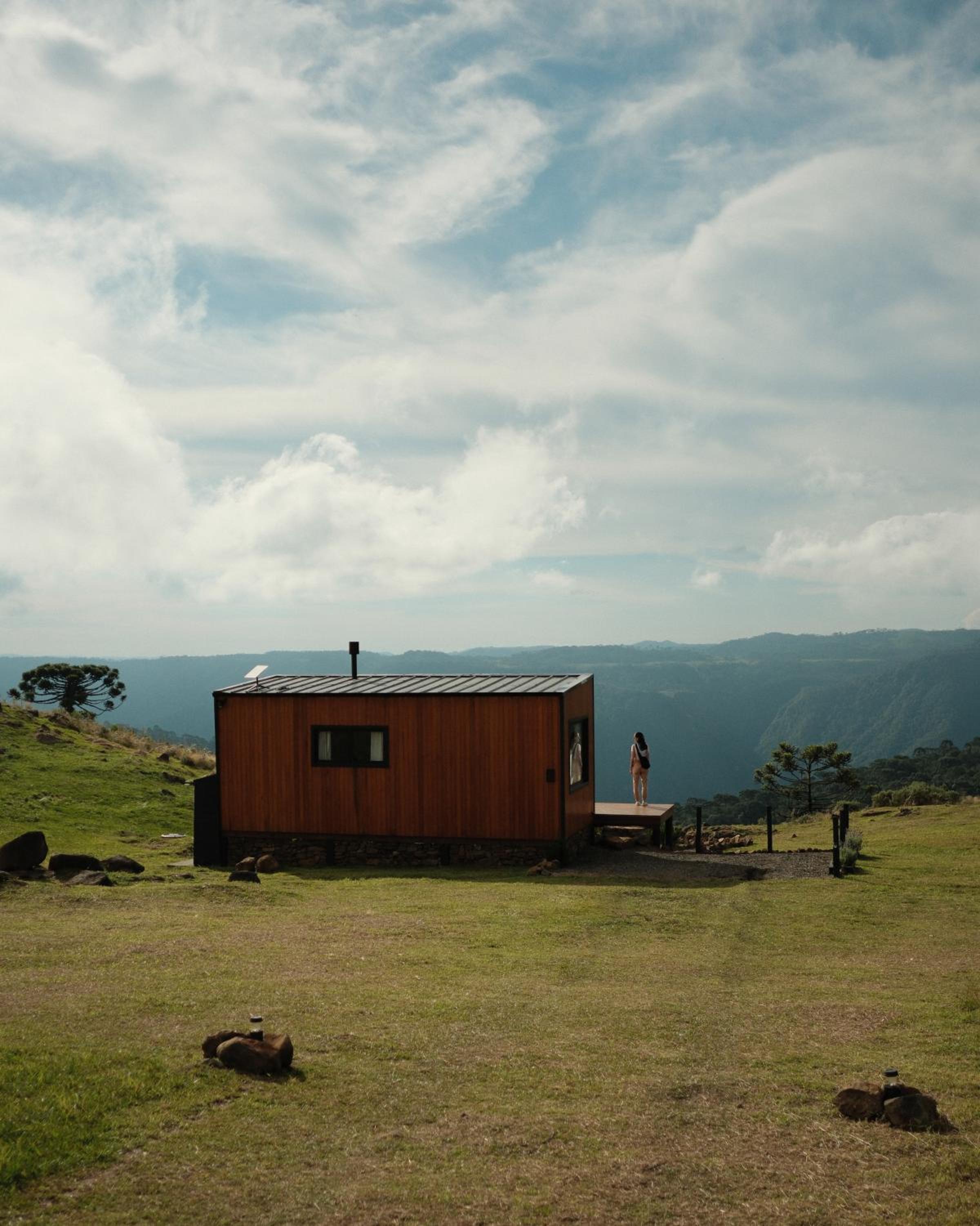 Essa cabana saiu de um filme, literalmente