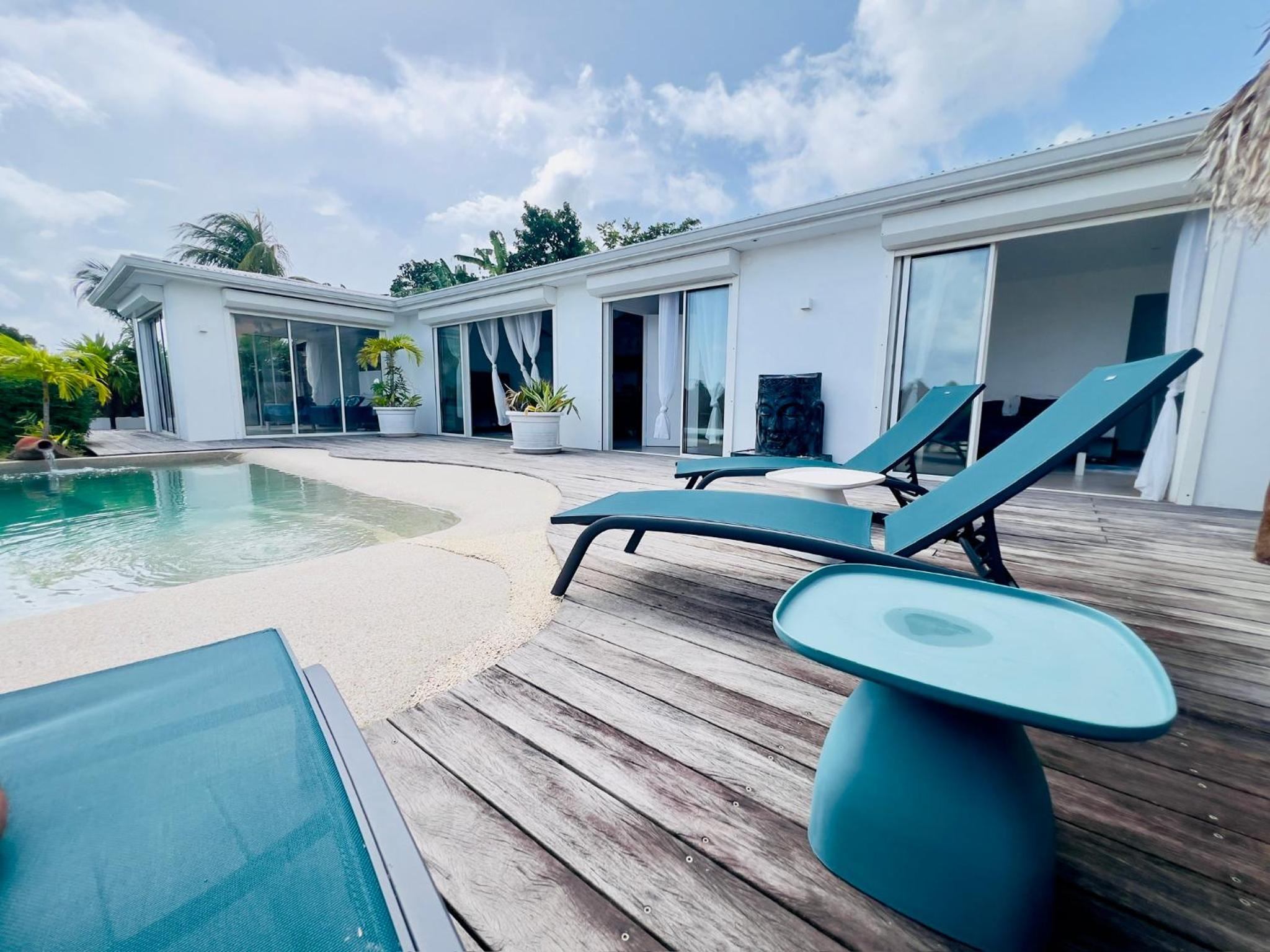 Villa Amaryllis luxueuse,piscine,vue mer,plage view 5