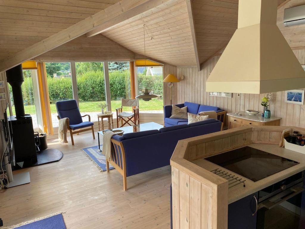 At Lovely Lyngsbæk Strand Near Ebeltoft, This Lovely Holiday Home Is At The End Of A Blind Path On A Beautiful, Large, Enclosed Plot, It Only Takes Approx,