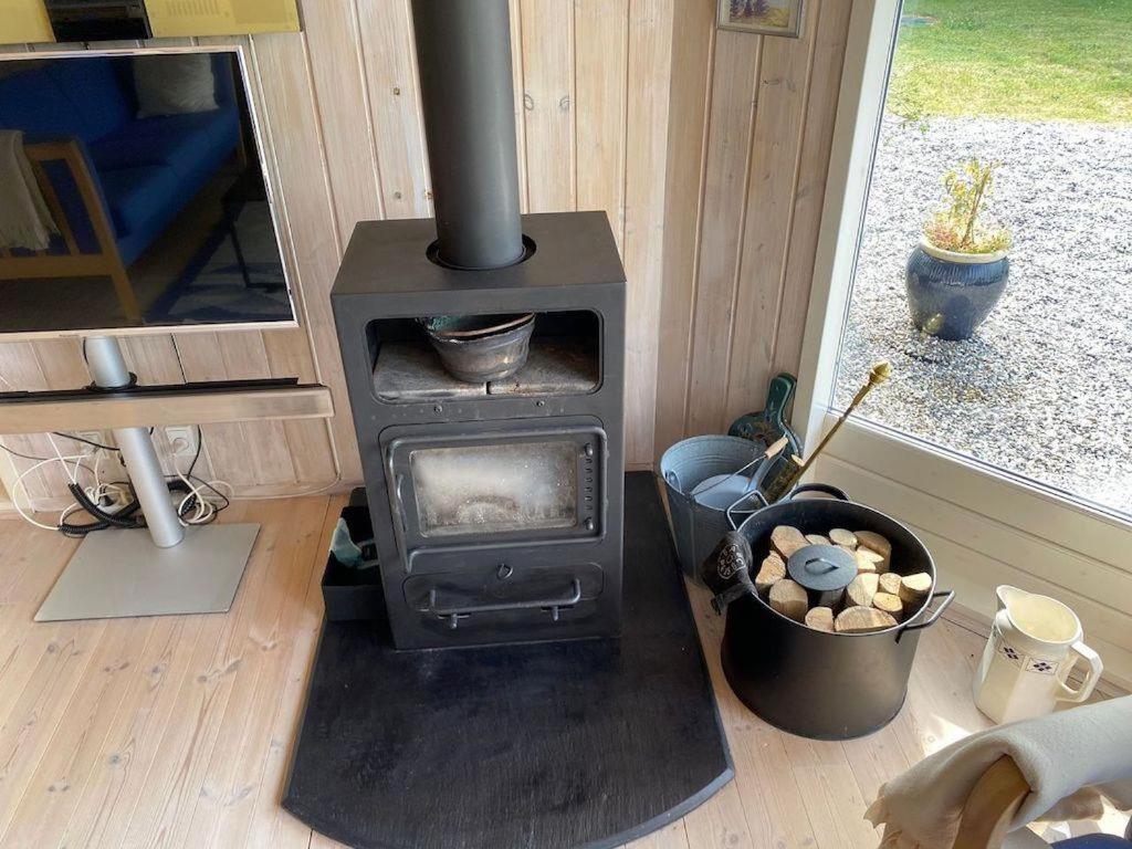 At Lovely Lyngsbæk Strand Near Ebeltoft, This Lovely Holiday Home Is At The End Of A Blind Path On A Beautiful, Large, Enclosed Plot, It Only Takes Approx,