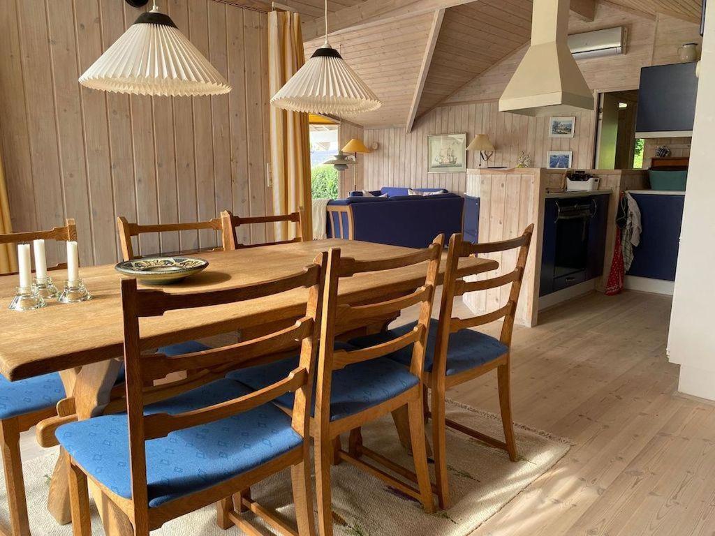 At Lovely Lyngsbæk Strand Near Ebeltoft, This Lovely Holiday Home Is At The End Of A Blind Path On A Beautiful, Large, Enclosed Plot, It Only Takes Approx,
