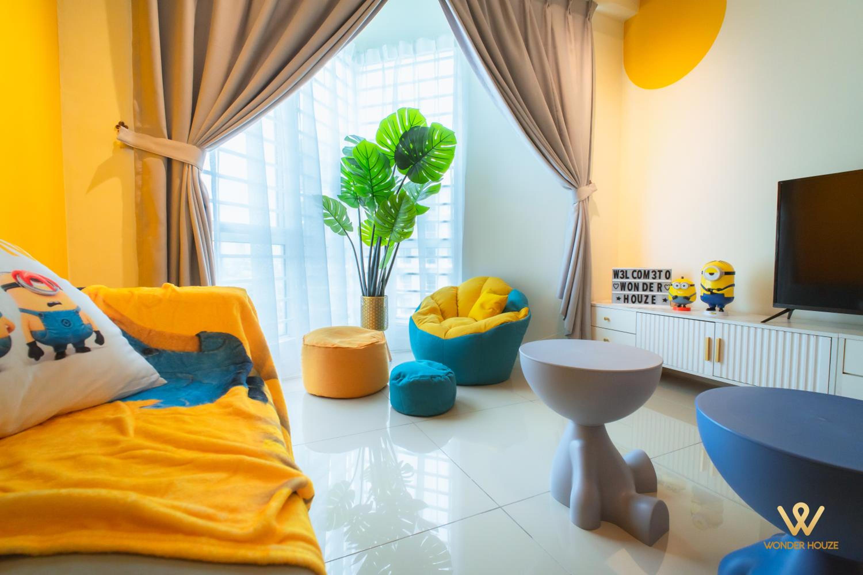 Cartoon Theme Staycation Near Bloomsvale at OUG 10 mins to MidValley