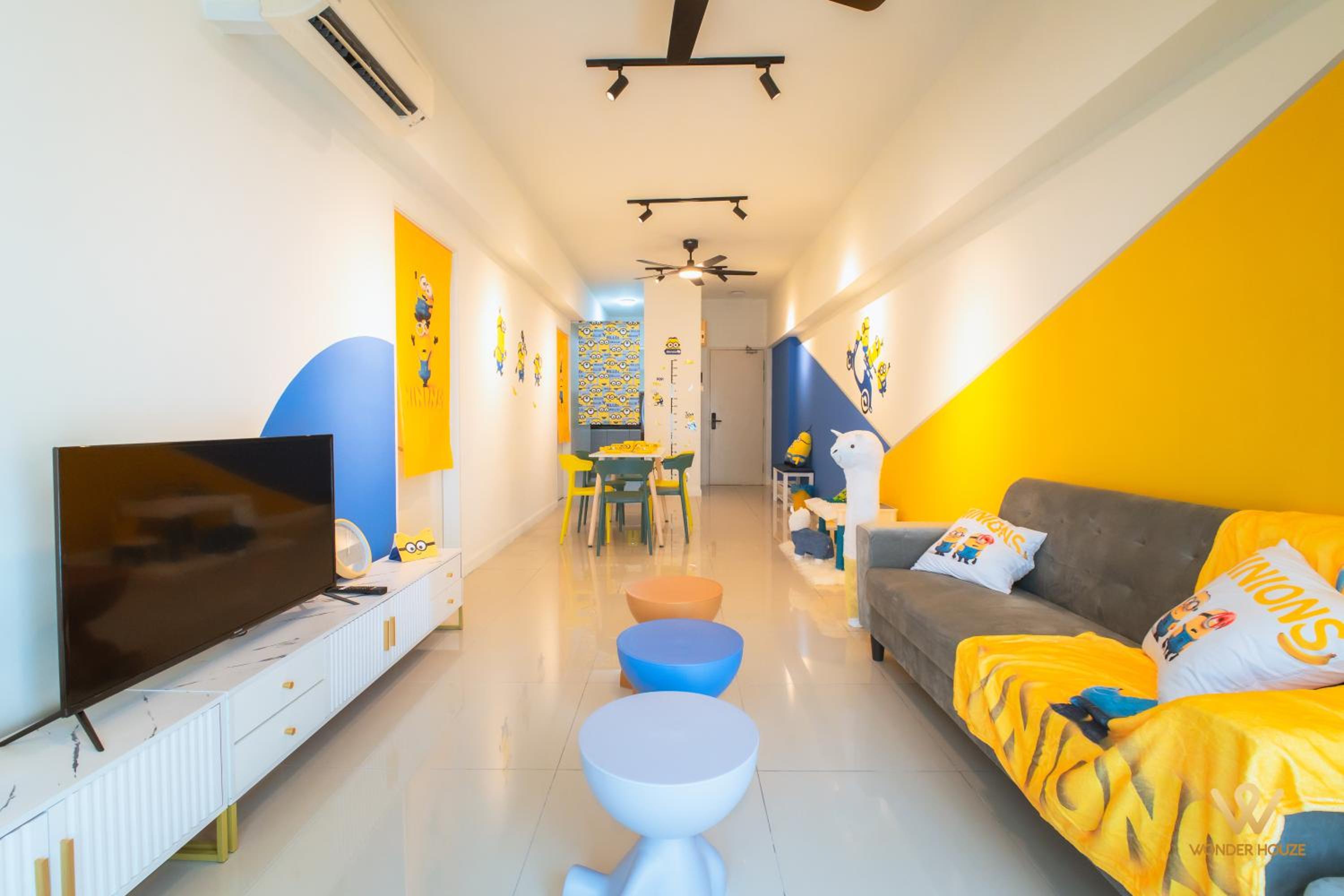 Cartoon Theme Staycation Near Bloomsvale at OUG 10 mins to MidValley