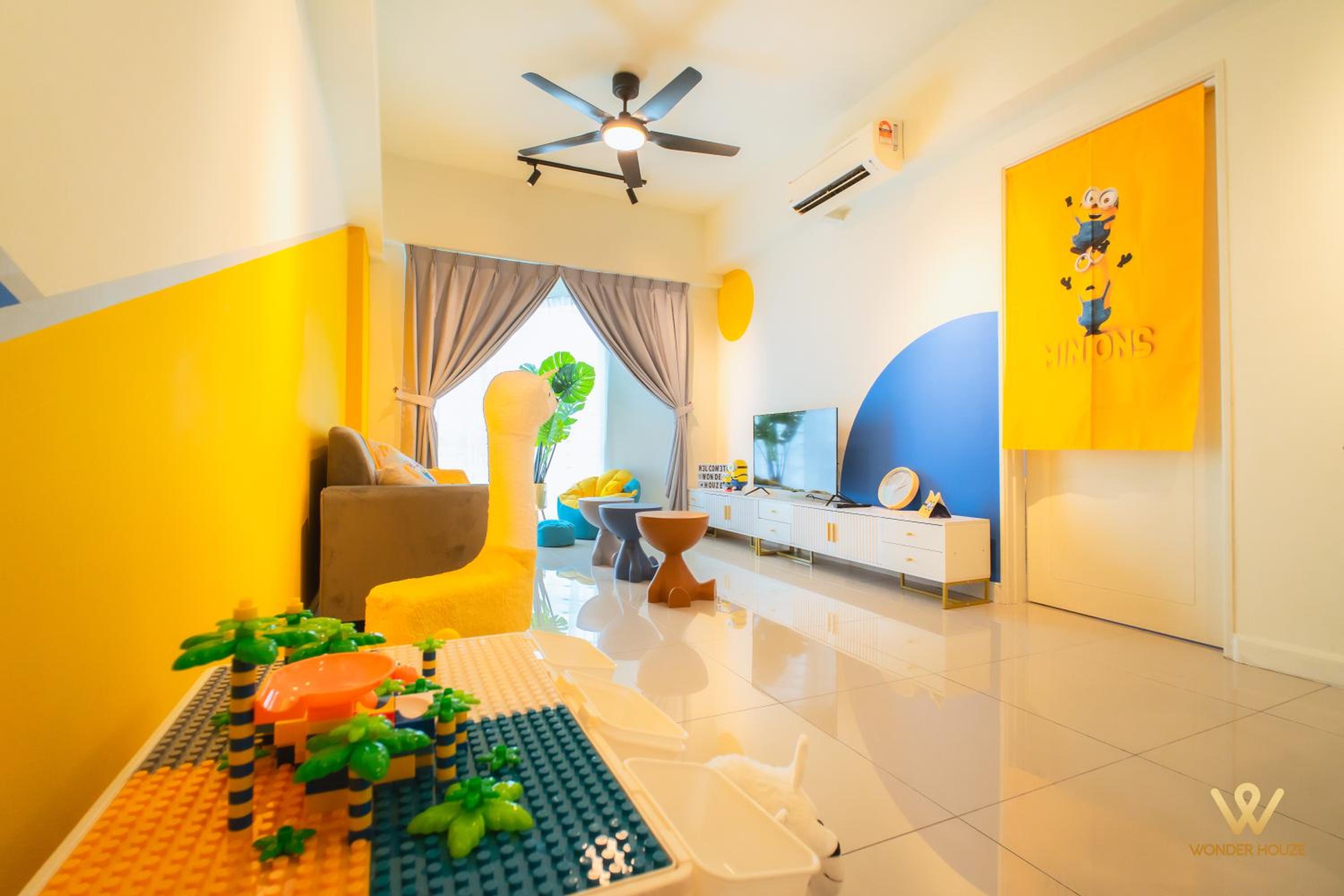 Cartoon Theme Staycation Near Bloomsvale at OUG 10 mins to MidValley