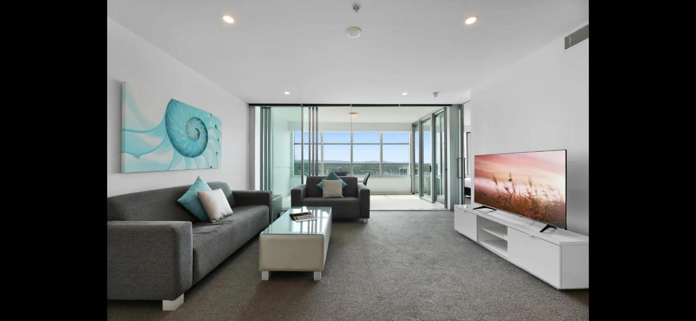 Level 36 Skyline View Lux Private Apartment - 2BR 1B 1C