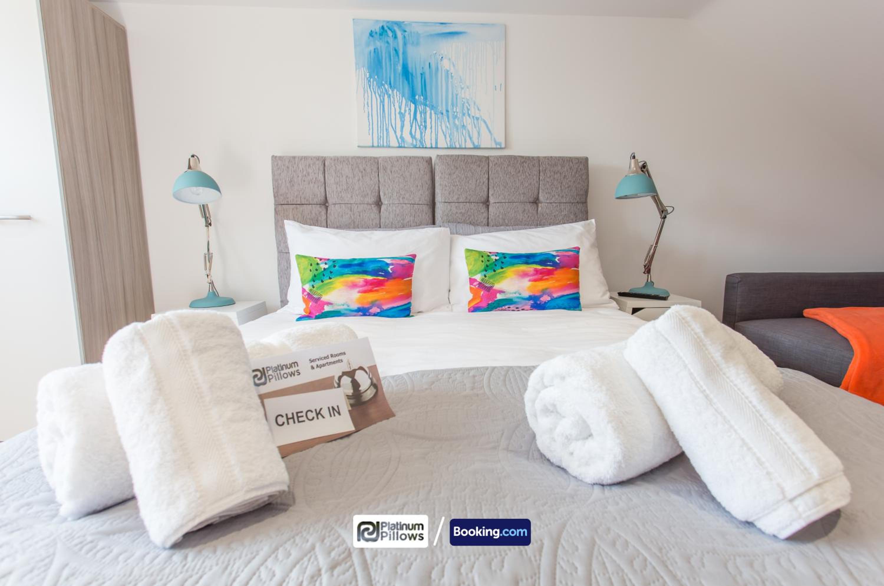Oxford Vacations - Two Bedroom Pinnocks Lodge Apartment close to JR Hospital By Platinum Pillows Short Lets Serviced Accommodation Oxford - Property Image 13