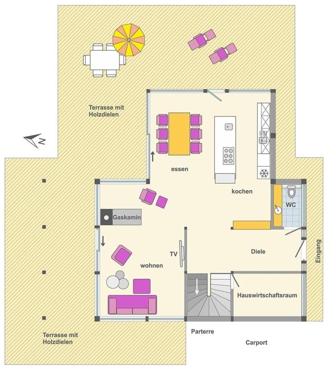 Ferienhaus Fünfjahreszeiten In Bodstedt