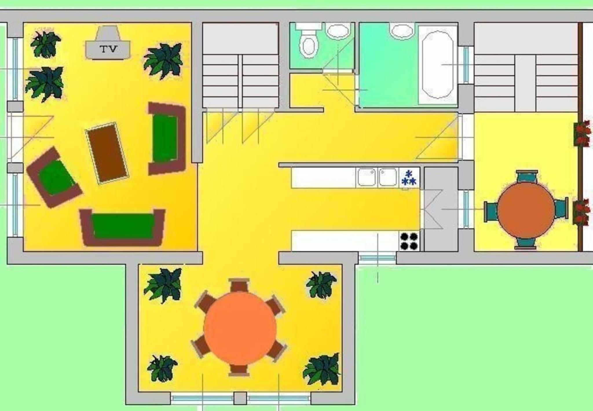 Großzügige Ferienwohnung mit Garten und Terrasse