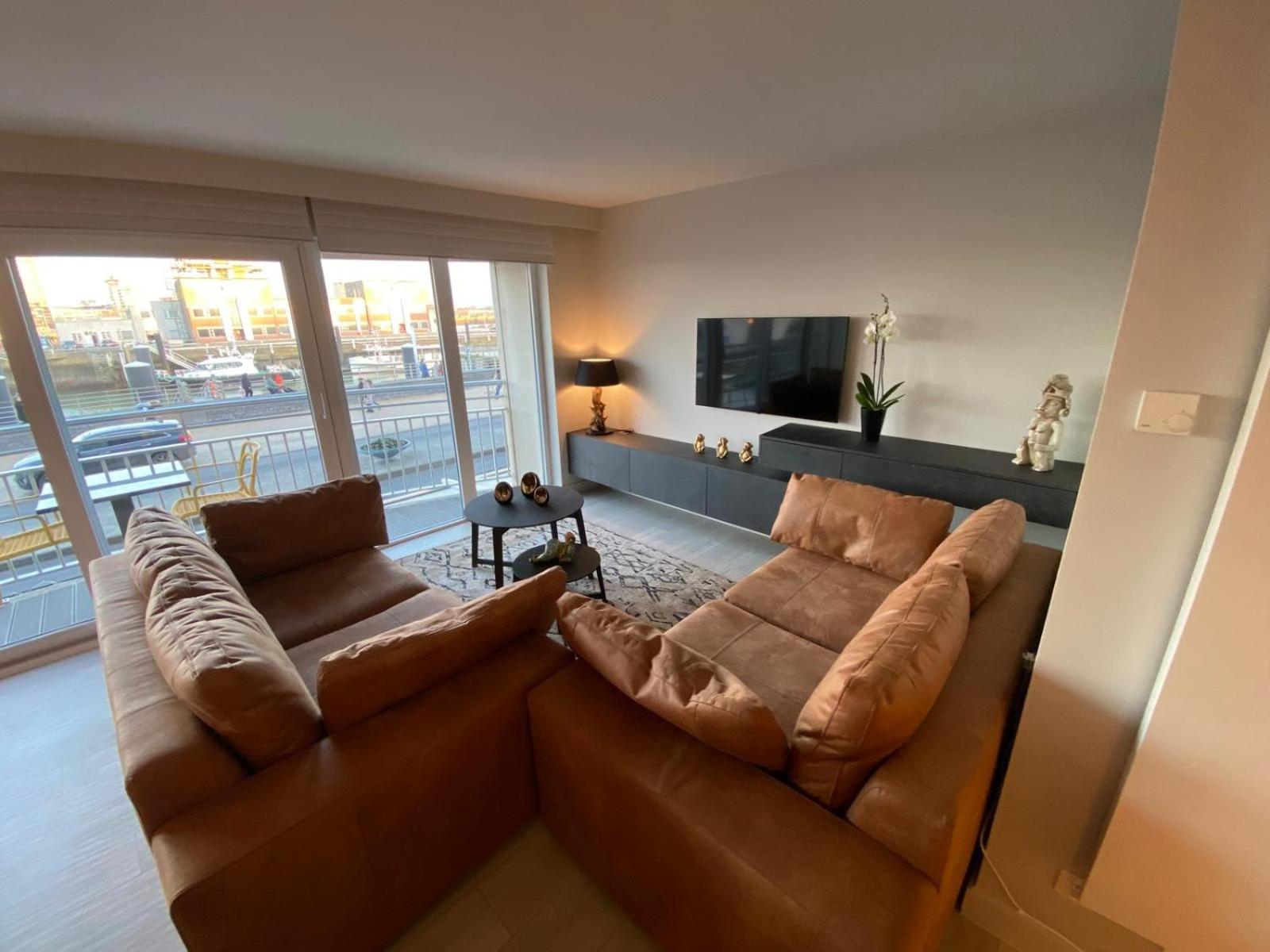 Luxe appartement met zeezicht aan de jachthaven