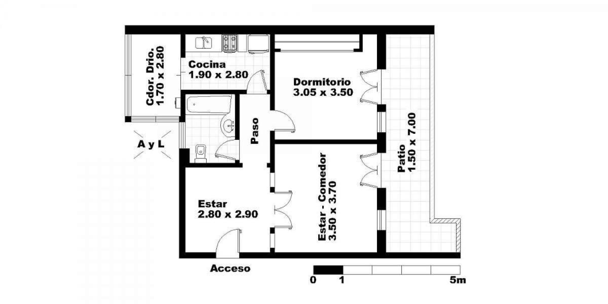 LARGE LOVELY FRENCH STYLE APARTMENT PALERMO o