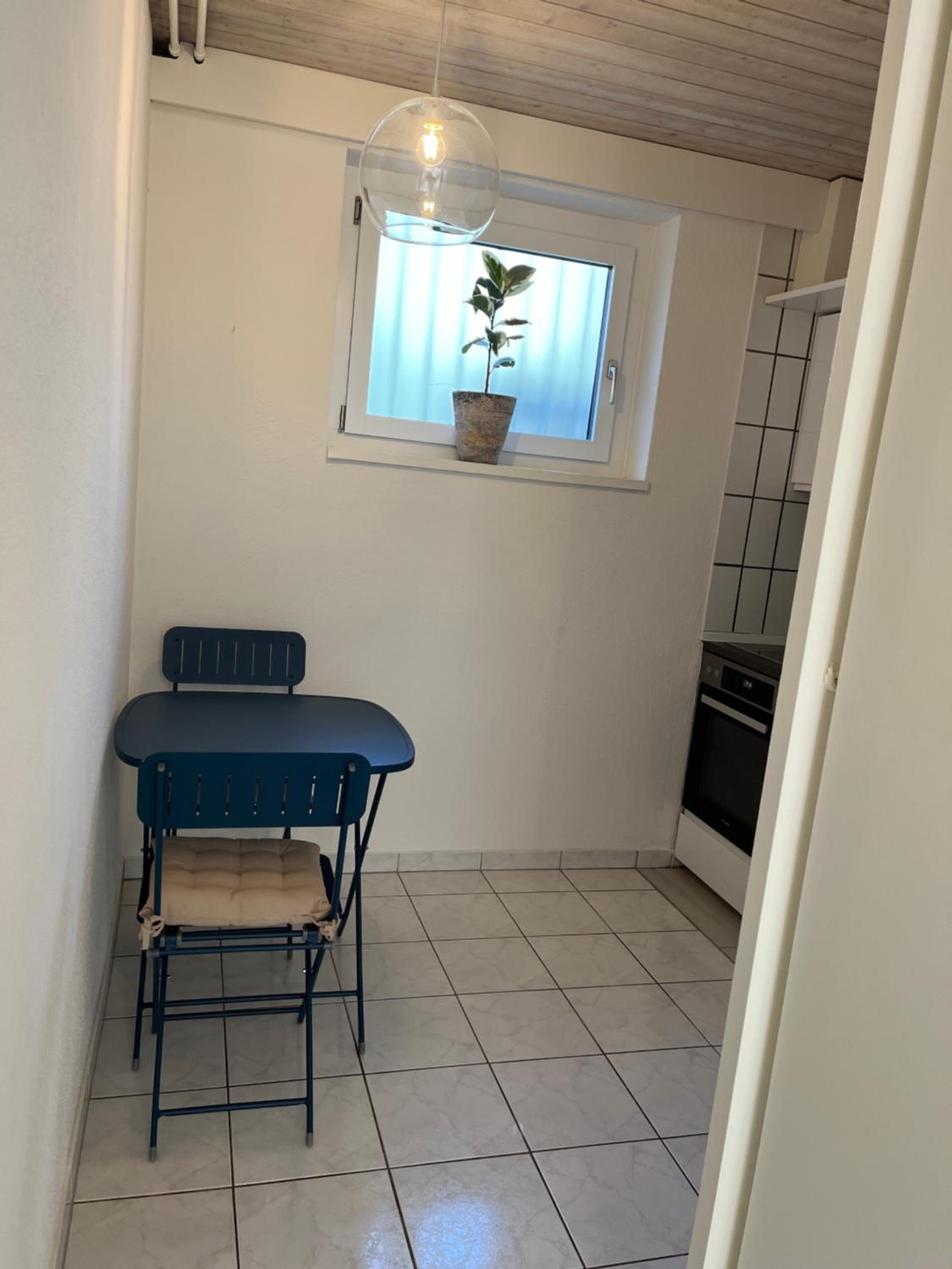 Letzigrund studio apartment with private garden