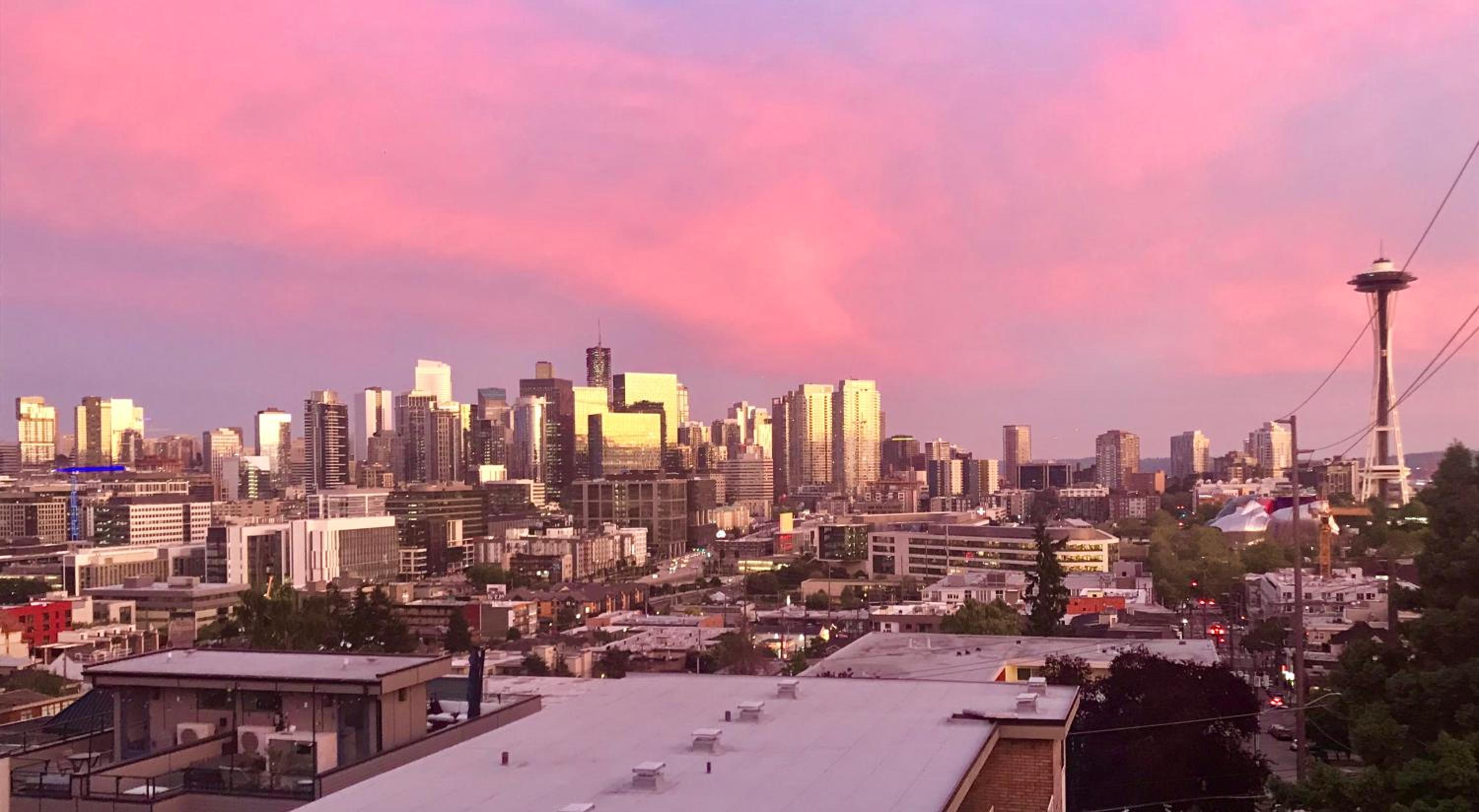 Modern Townhome with Space Needle View view 5