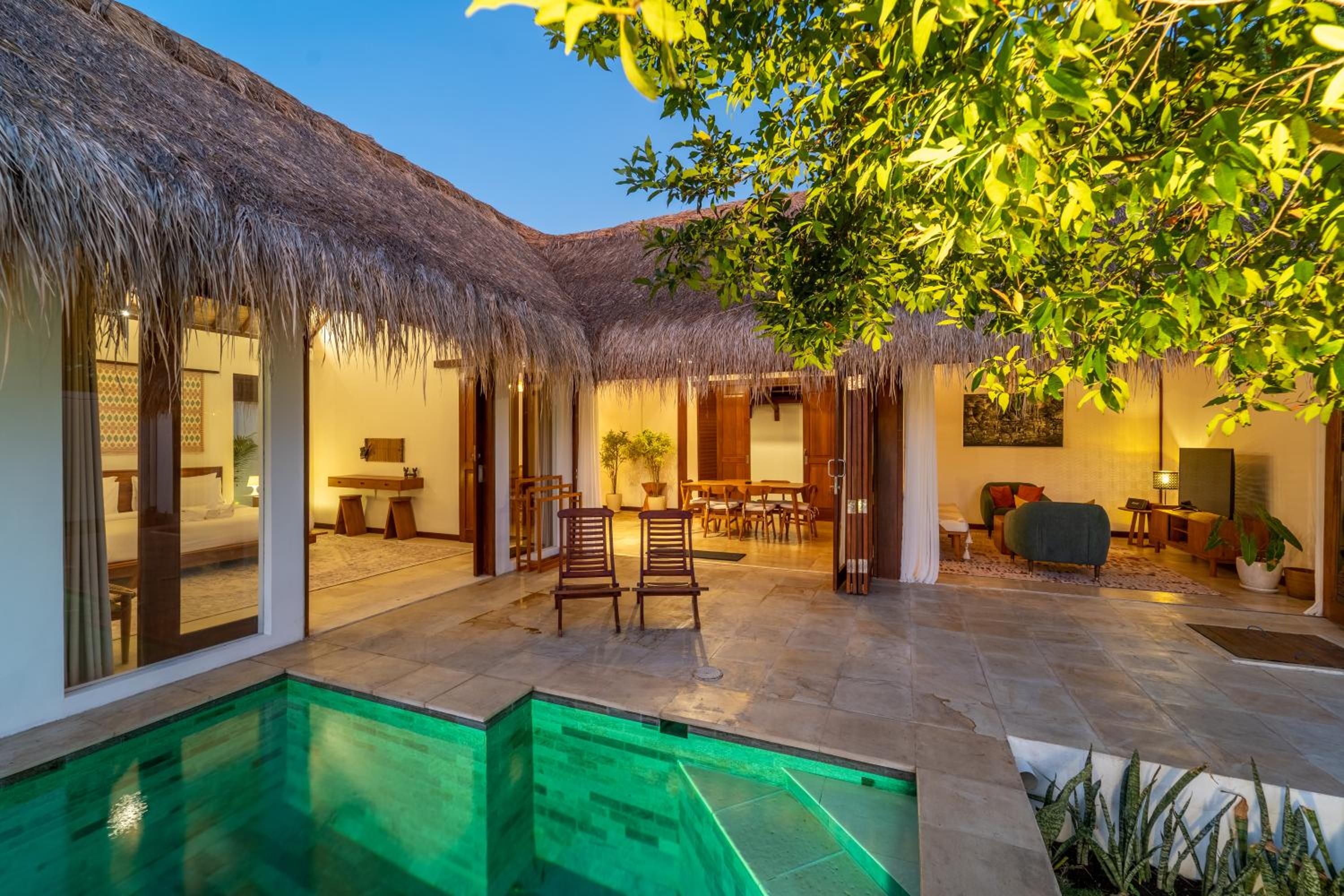 Villa Banten, modern villa with private pool view 2