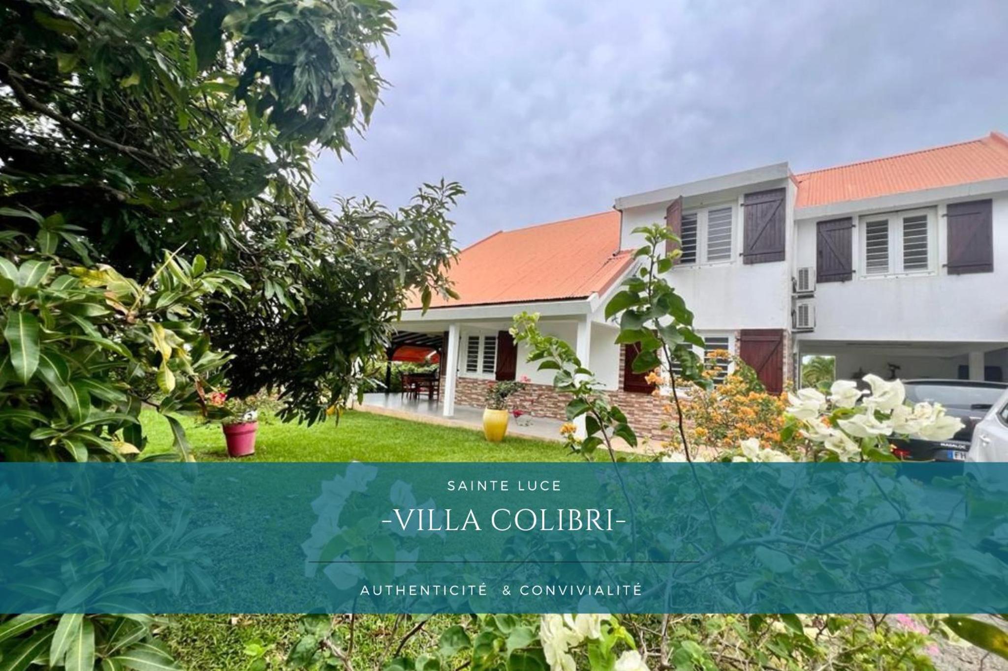 Villa Colibri Sainte Luce 5ch 4 sdb Plage à pied