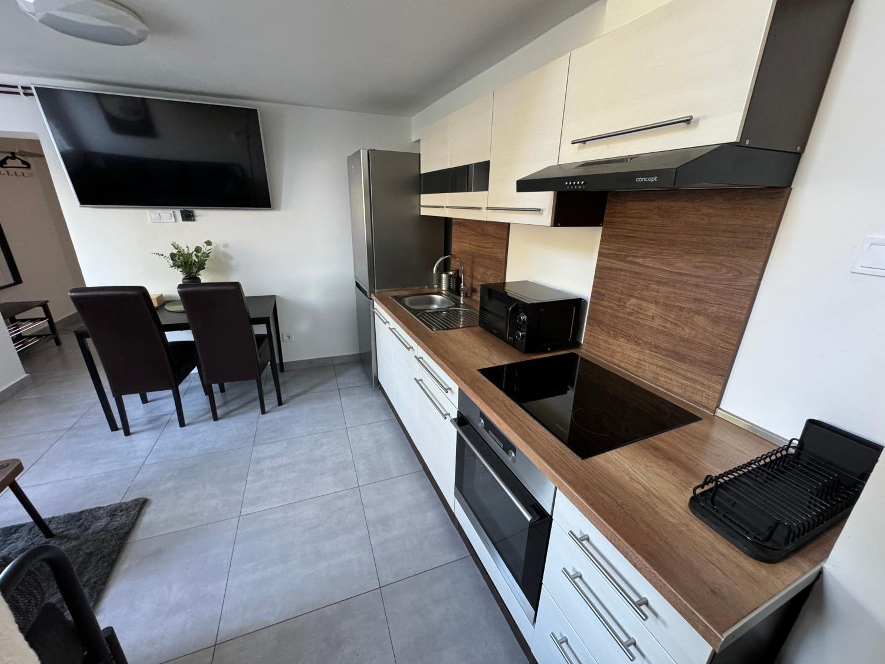 apartman 50m2 garden parking Free