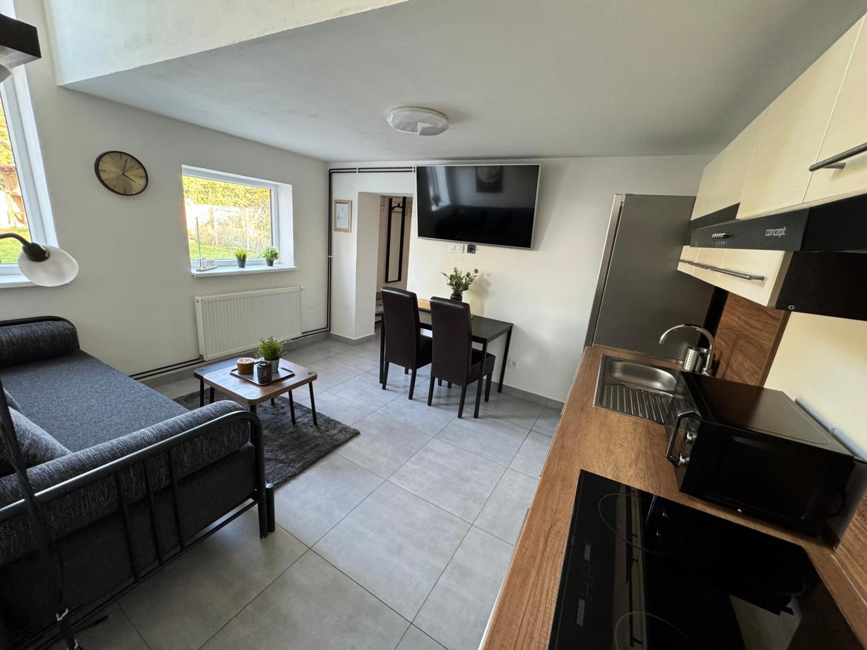 apartman 50m2 garden parking Free