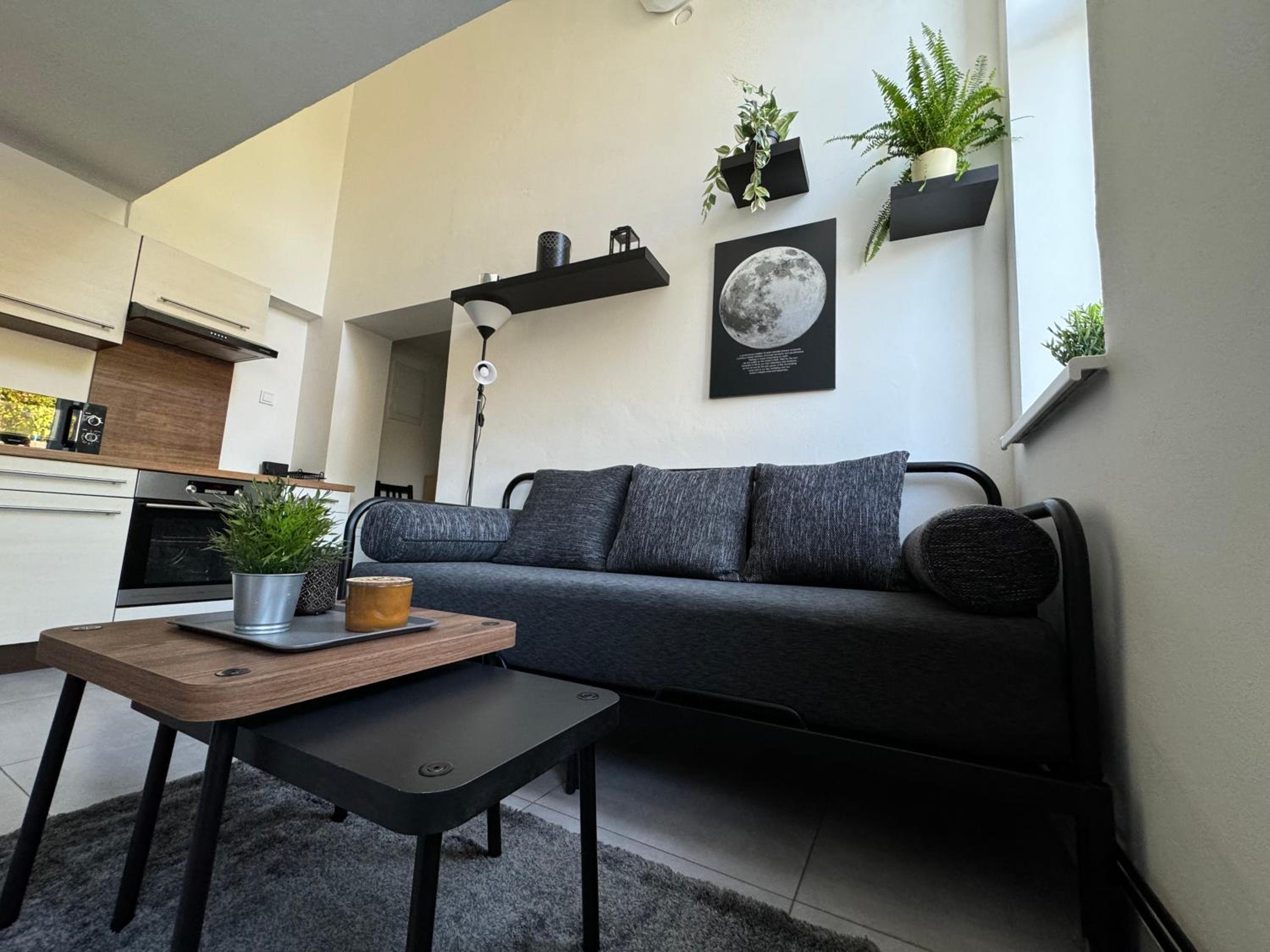 apartman 50m2 garden parking Free